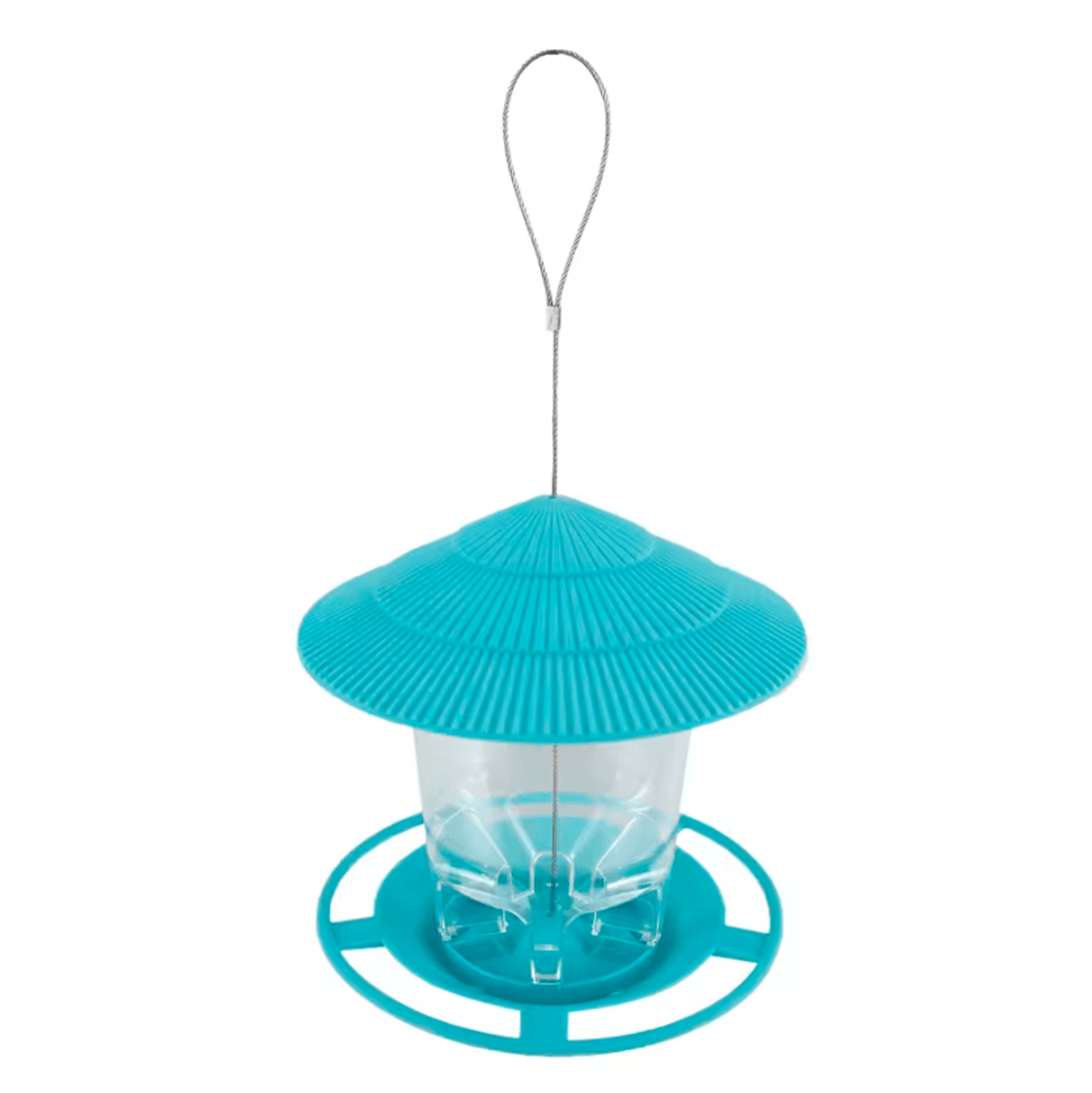 Outdoor Hanging Bird Feeder With MultiHole Seed Dispenser 4