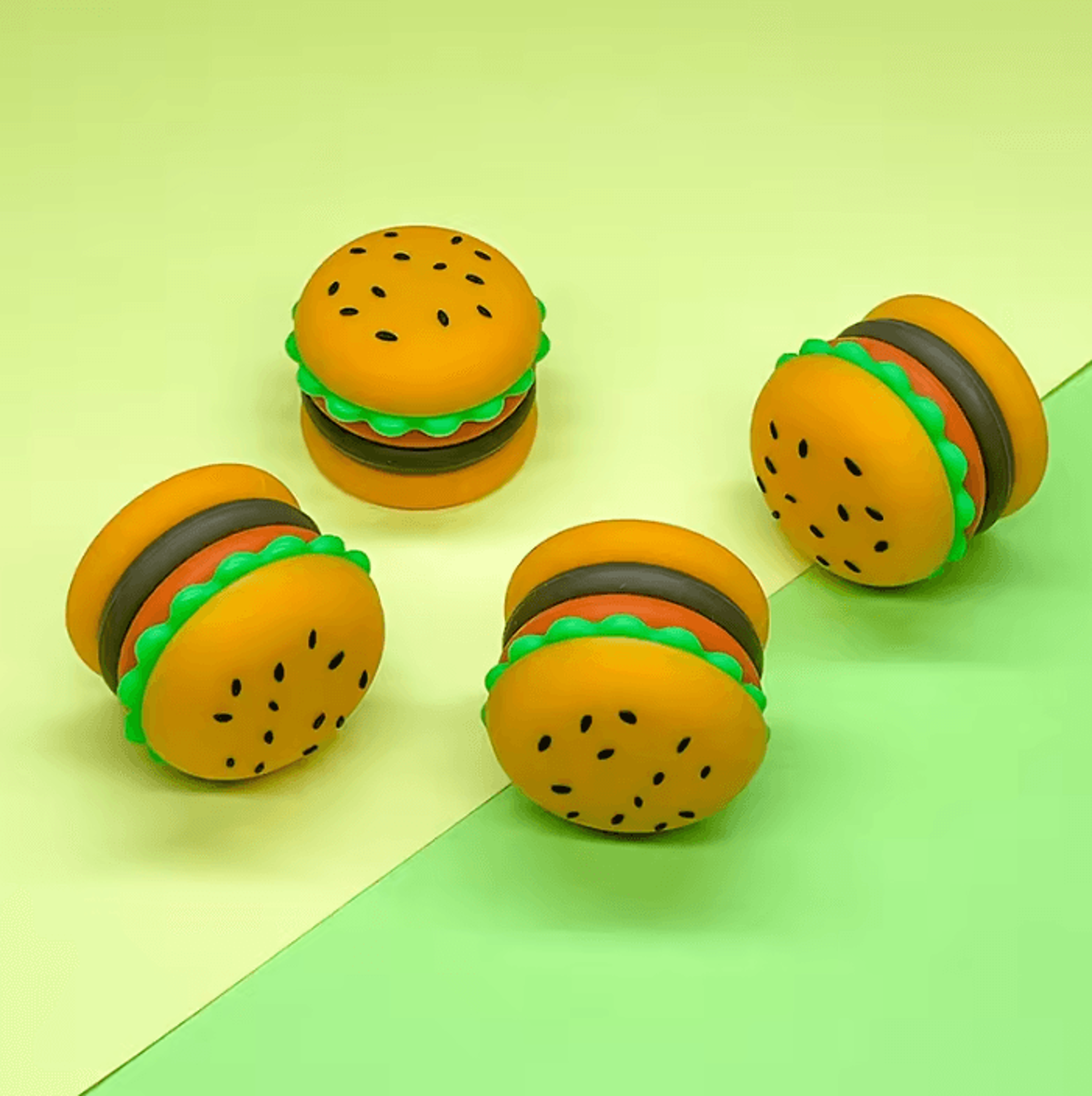 BurgerPop 5ml Hamburger Shaped Silicone Storage Jar 0
