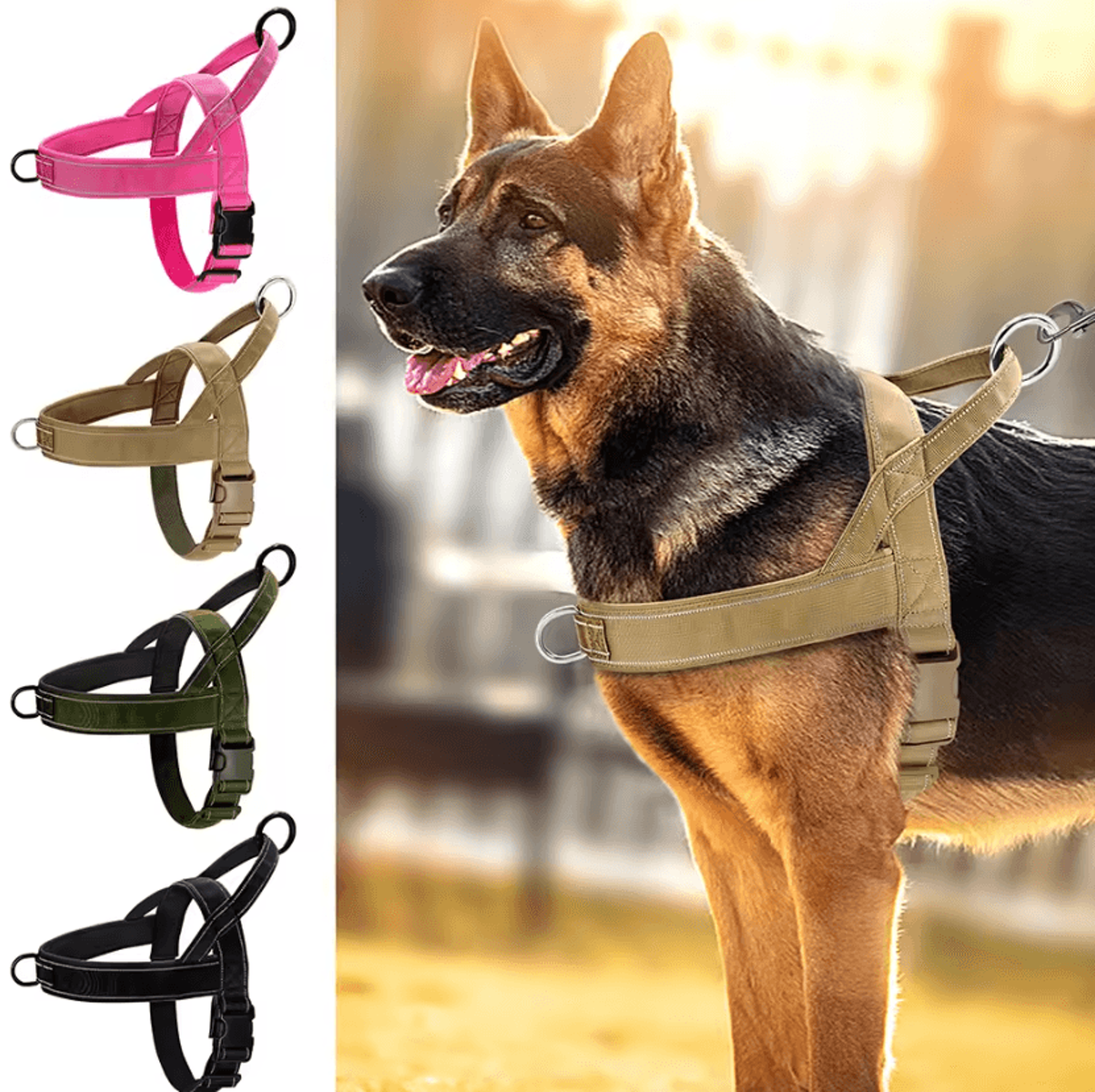 PawGuard Reflective NoPull Dog Harness For Medium And Large Dogs 0