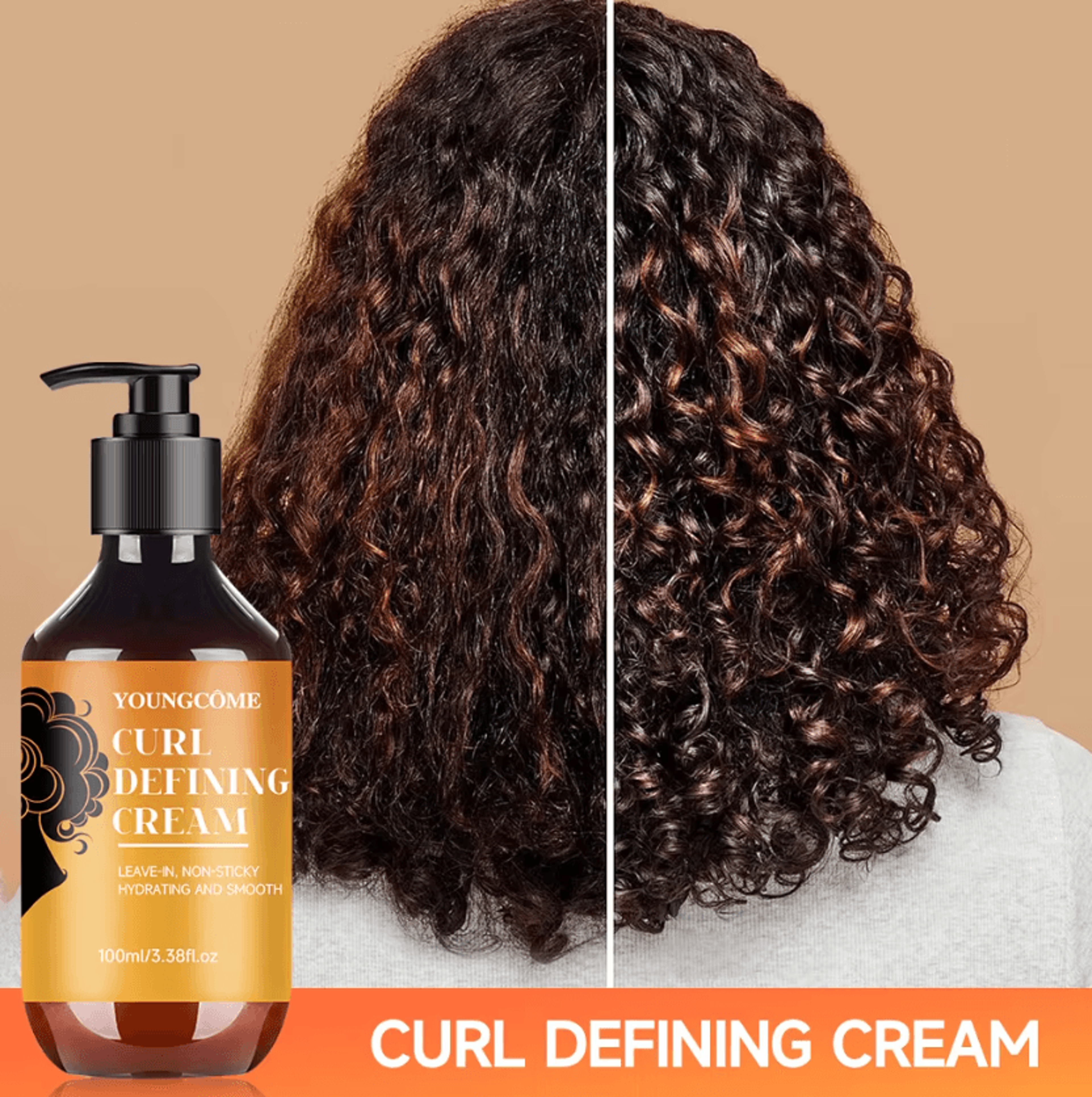 CurlBloom Argan Oil Curl Defining Cream 100ml For Soft Bouncy And FrizzControlled Curls 2