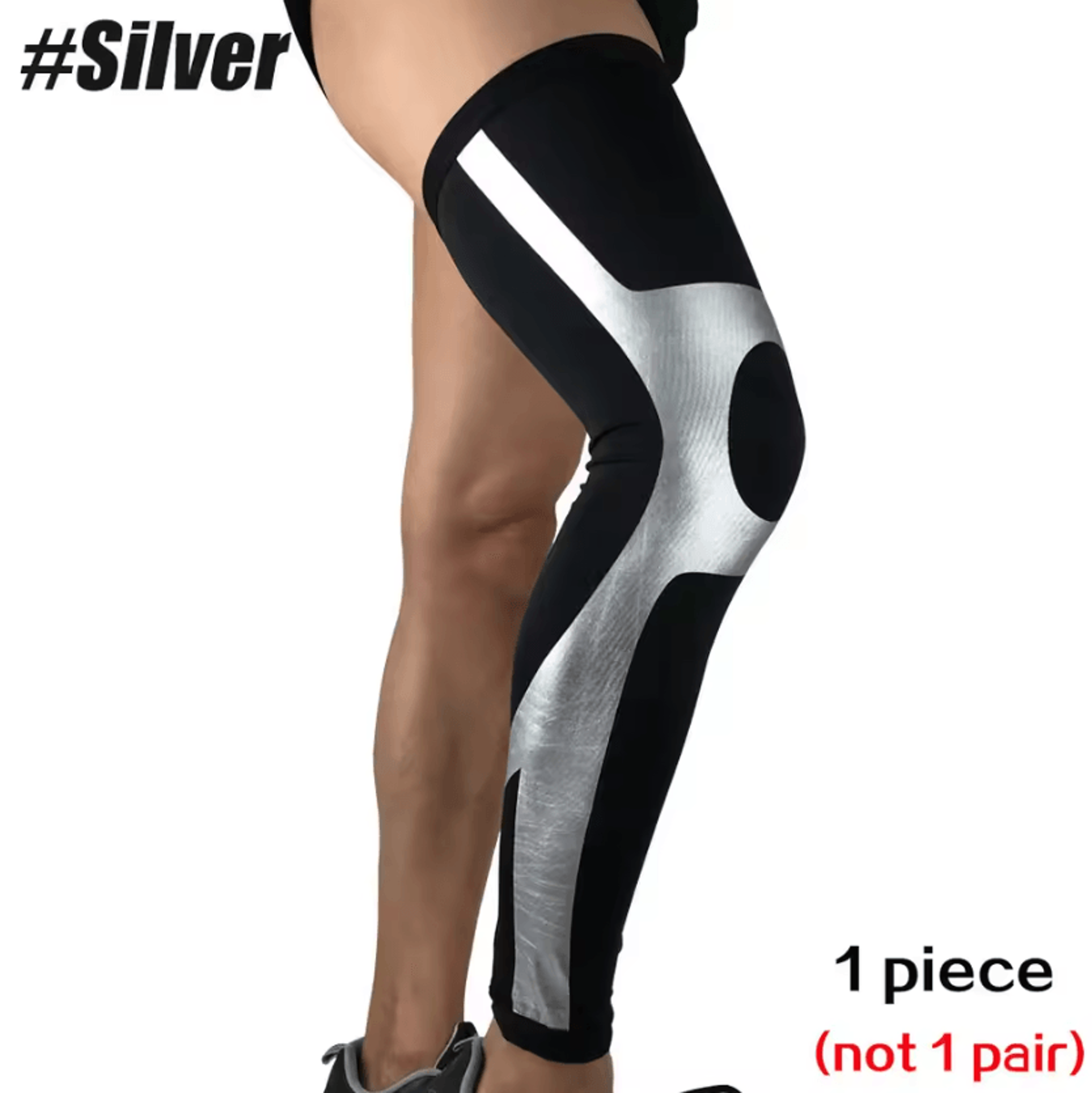 ActiveShield Full Leg Compression Sleeve For Cycling Running And Outdoor Sports 7