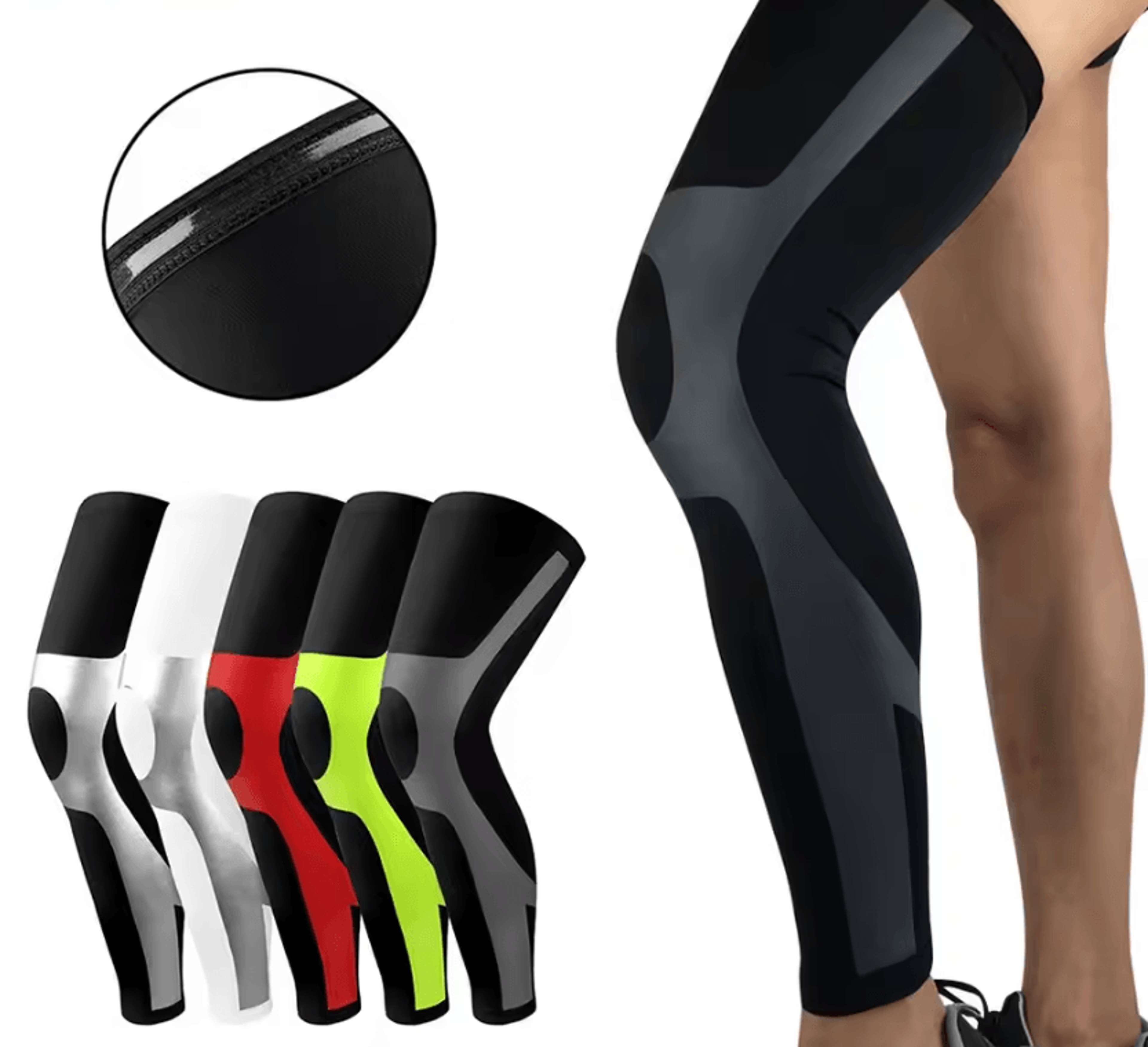 ActiveShield Full Leg Compression Sleeve For Cycling Running And Outdoor Sports 0