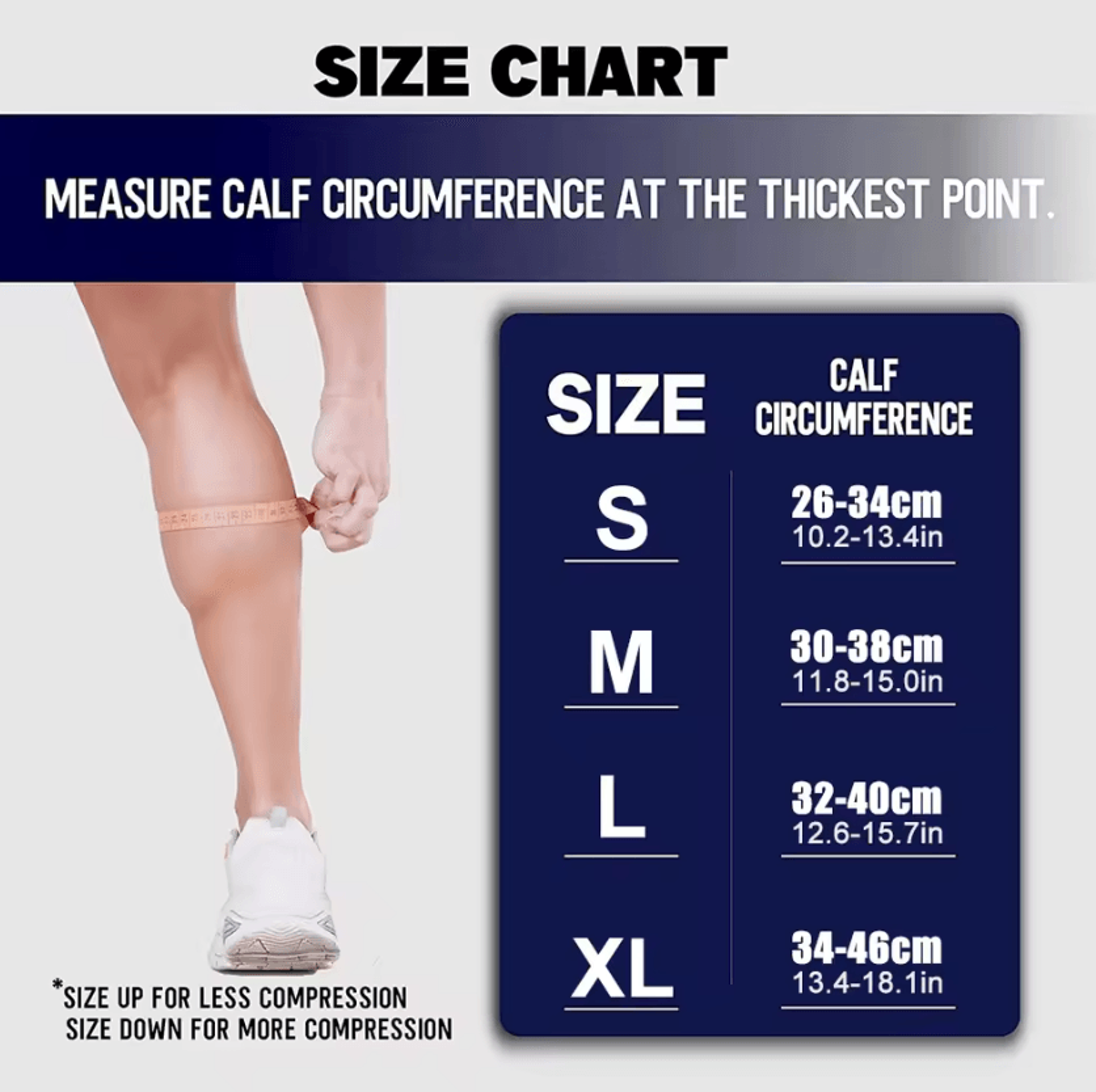 FlexStride Running Calf Compression Sleeves For Shin Support 1
