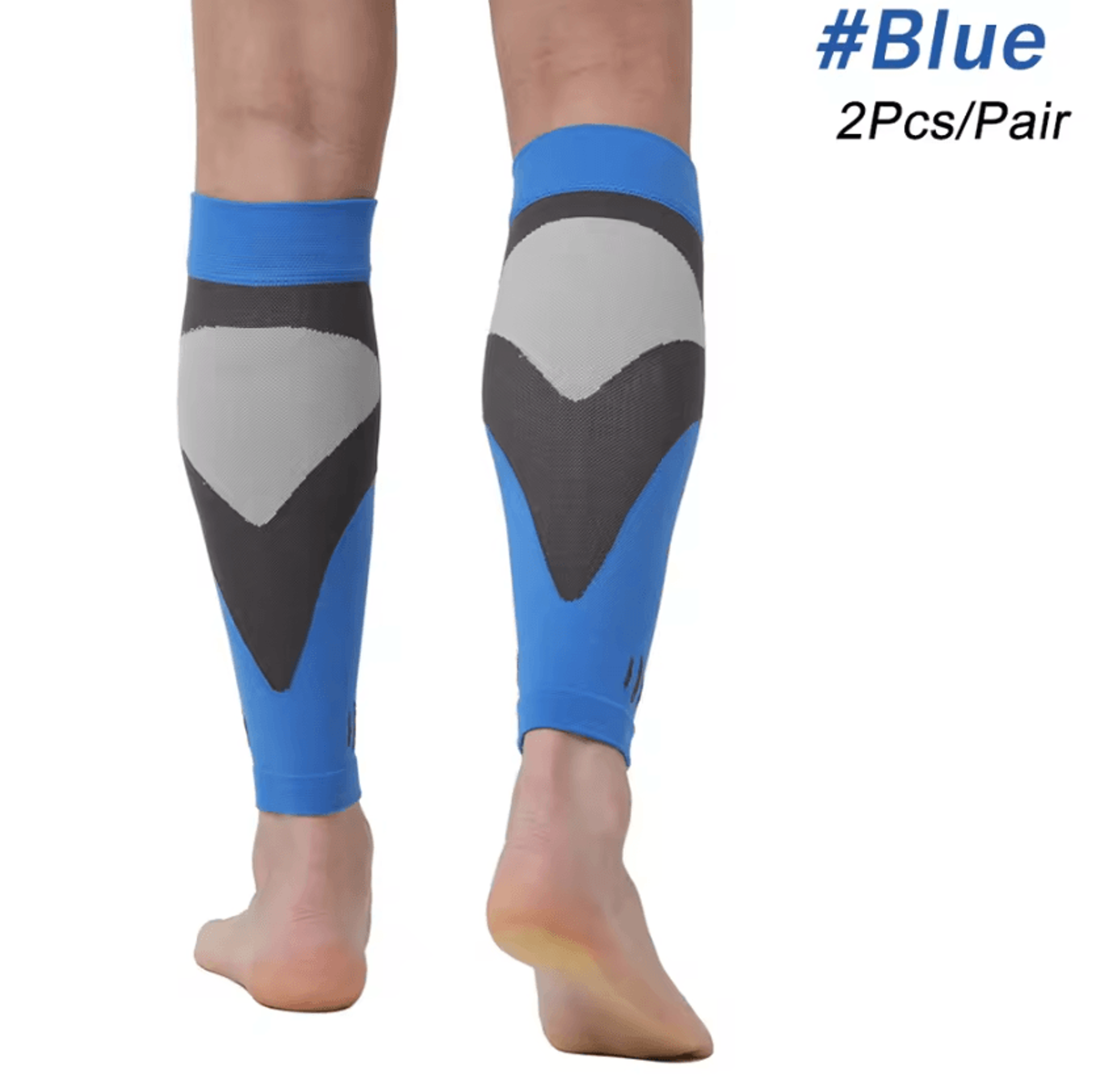 FlexStride Running Calf Compression Sleeves For Shin Support 5
