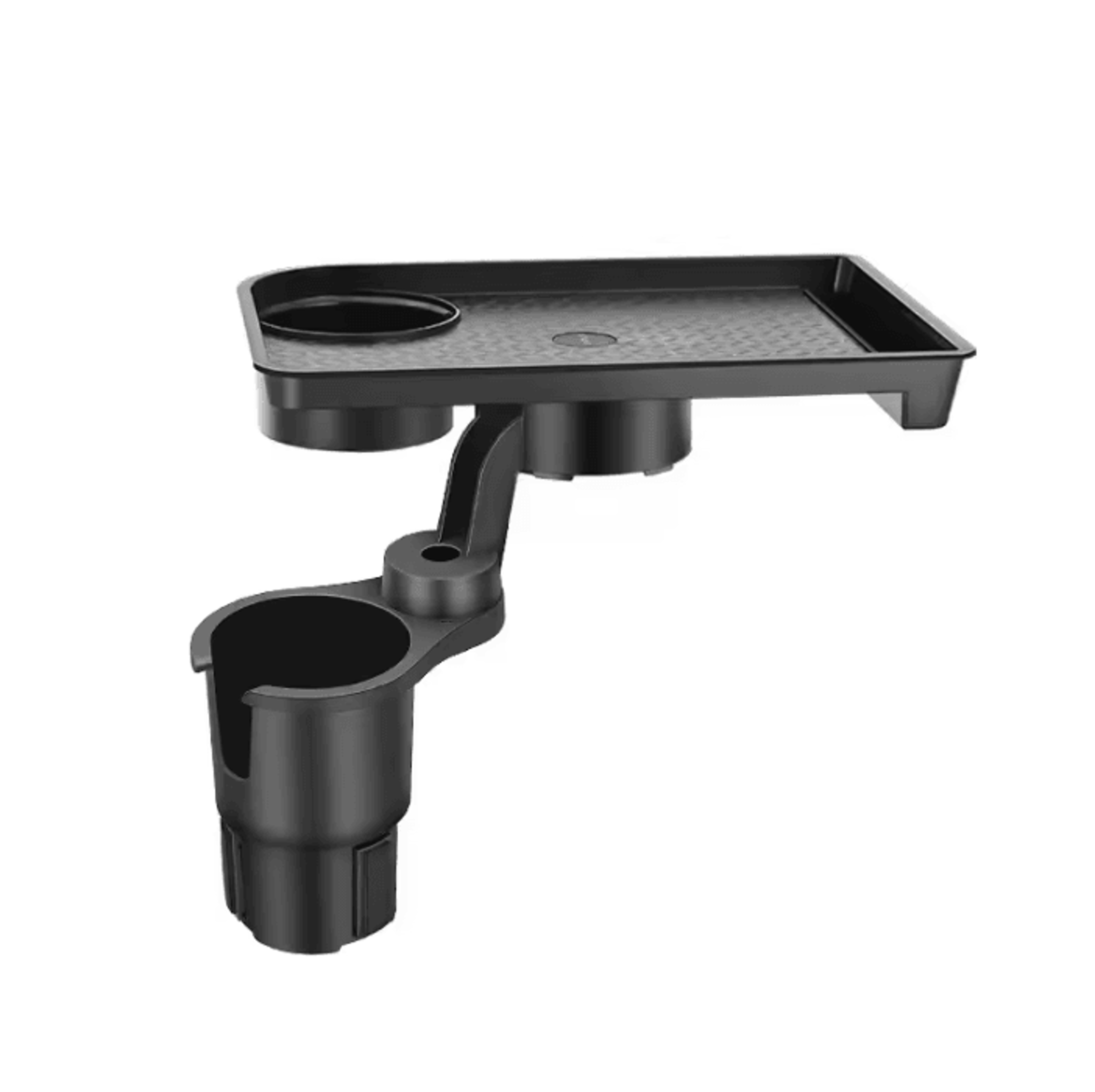 DriveMate 360 Adjustable Car Cup Holder Expander With Snack Tray 5