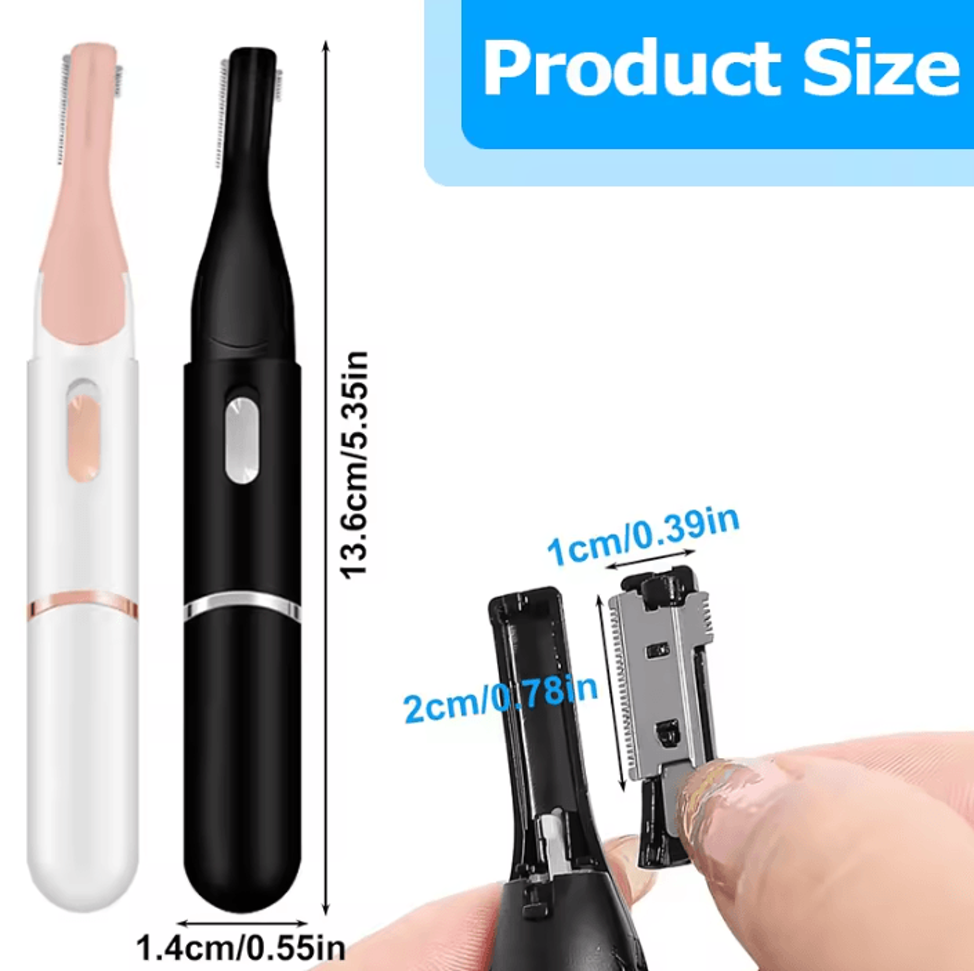 BrowSwift USB Rechargeable Electric Eyebrow Shaver For Easy And Precise Grooming 5