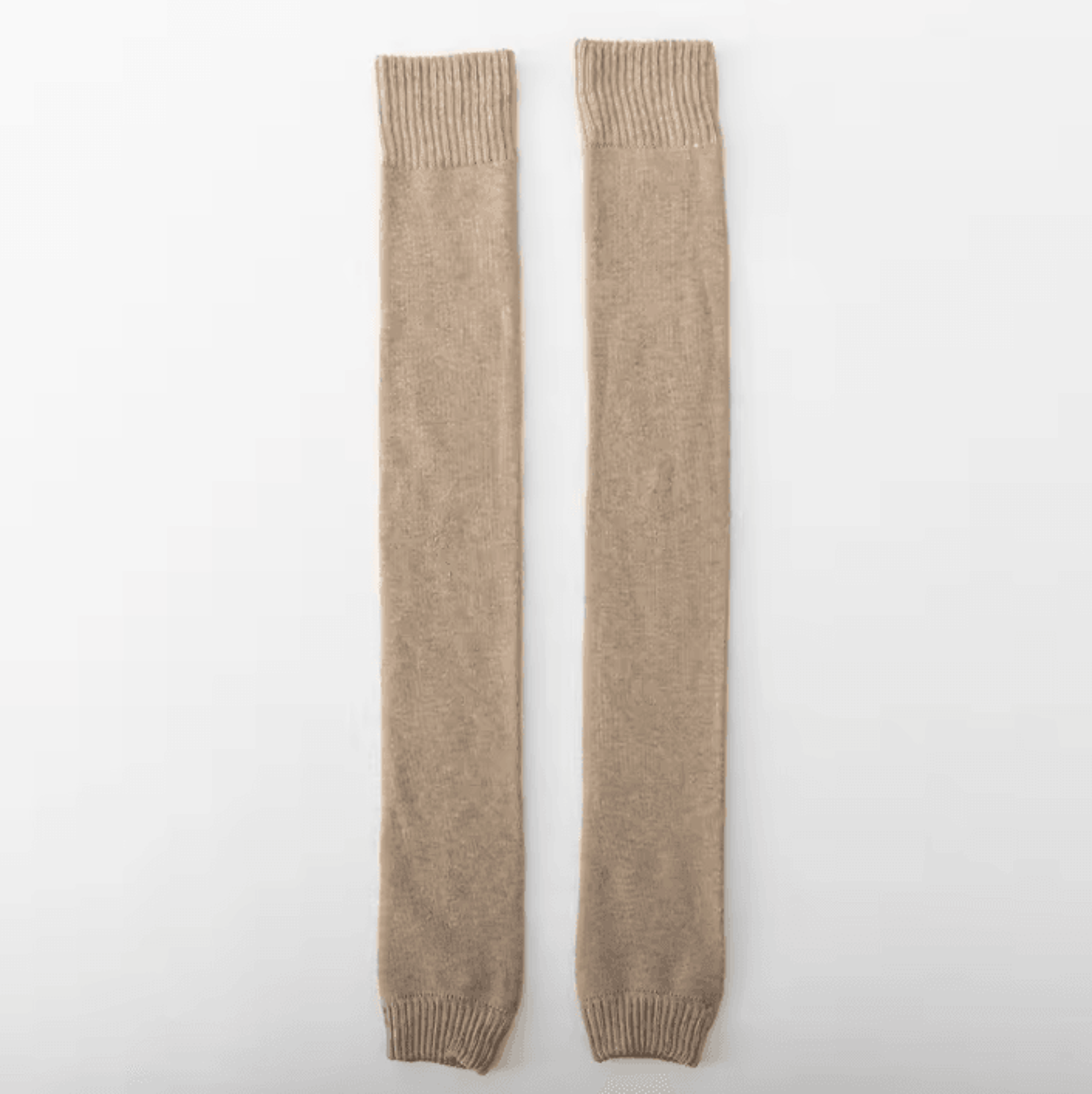 VelvetCozy Womens Fleece Lined Knitted Leg Warmers For Winter Knee Protection 8