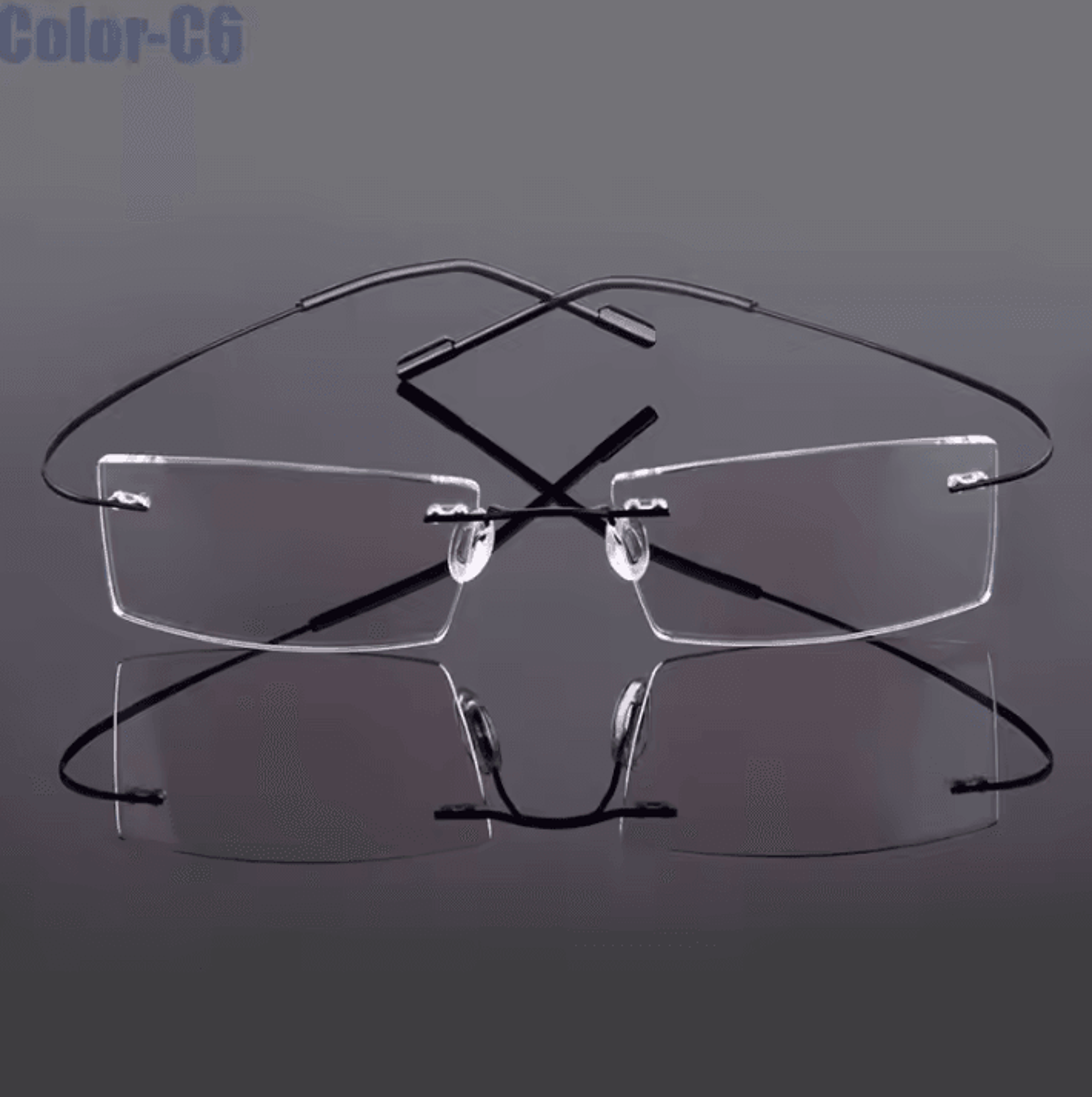Gmei FlexLite T8089 Rimless Memory Alloy Eyeglasses Frames 3