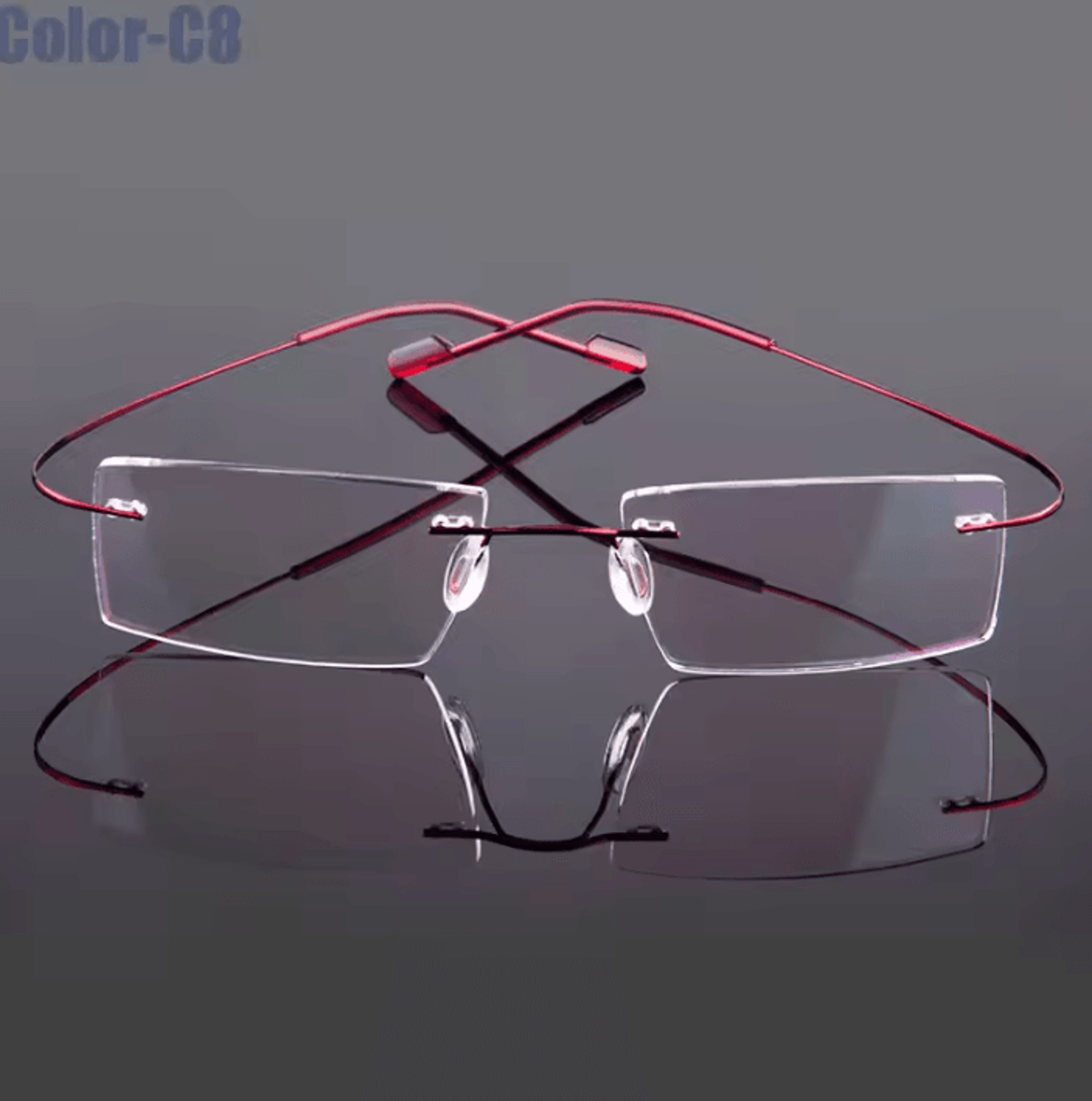 Gmei FlexLite T8089 Rimless Memory Alloy Eyeglasses Frames 7