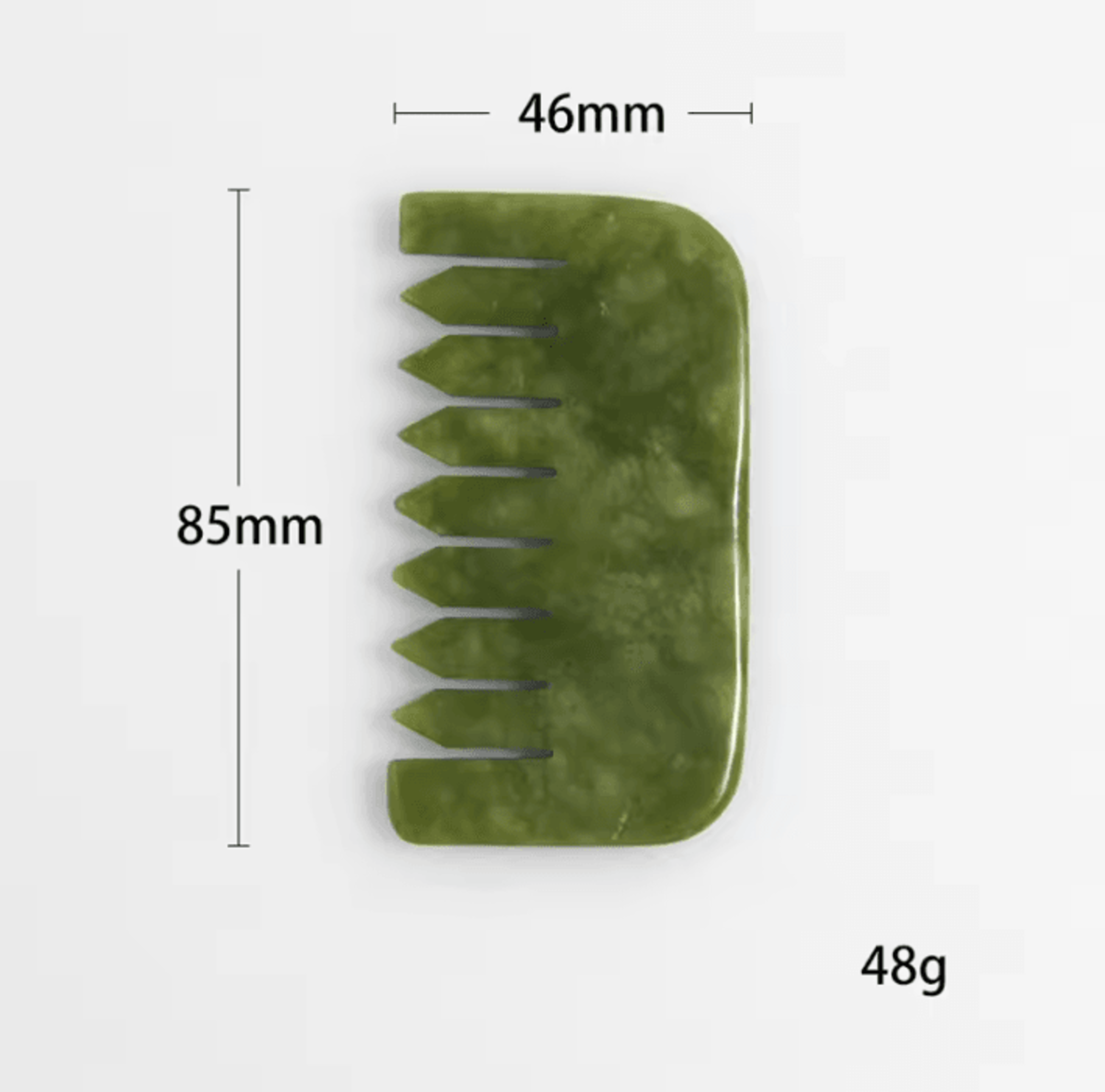 JadeHarmony Natural Jade Comb Gua Sha Massage Tool For Face And Body 13