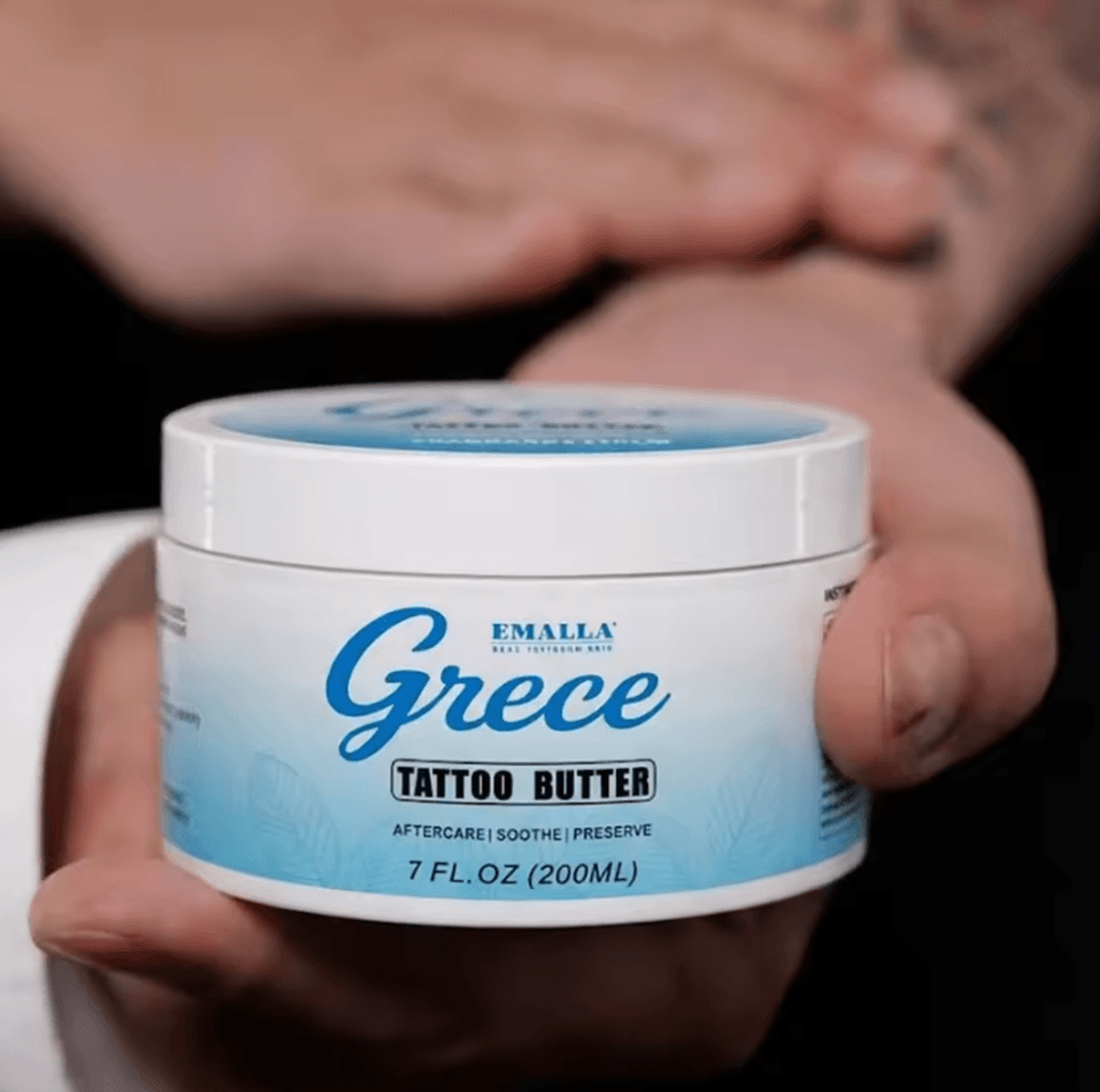 EMALLA Botanical Comfort Vegan Tattoo Butter For Skin Moisturizing And Tattoo Care 4