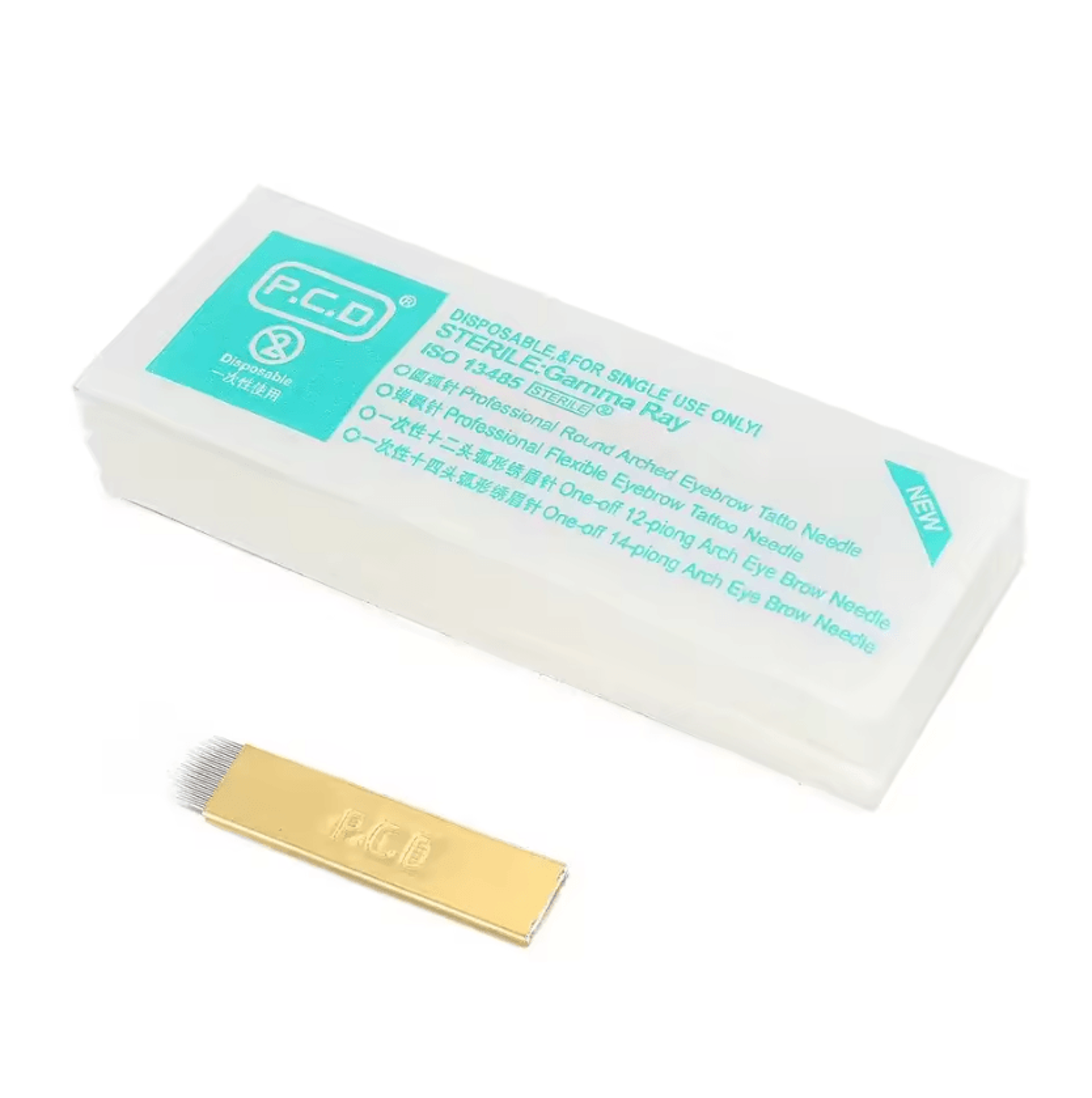 BrowPrecision Elite 14U Curved Microblading Needles For Professional Eyebrow PMU 5