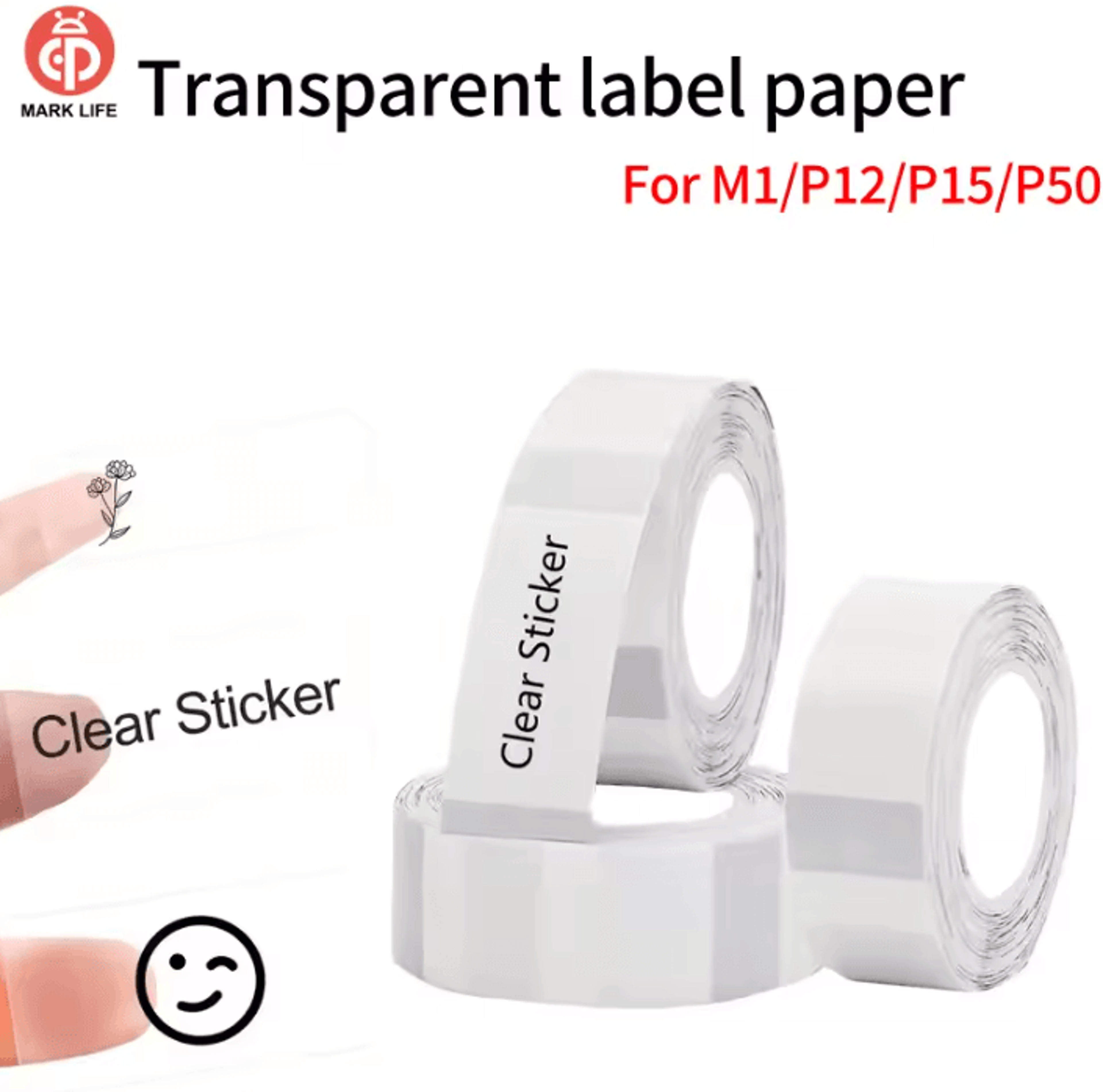 LabelGuard Flex Waterproof Thermal Printer Stickers For P15 M1 And P12 Label Makers 1