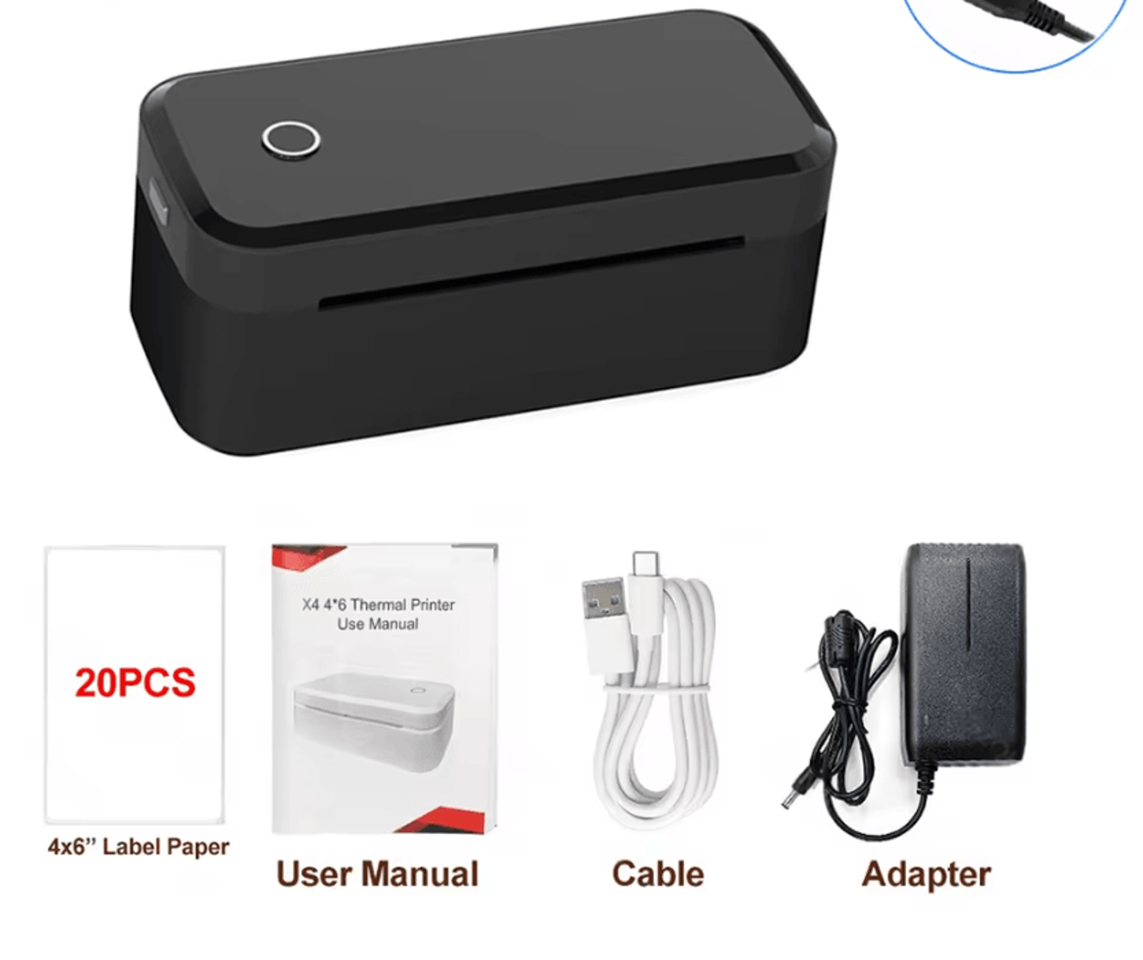 Marklife X4 ParcelFlow Bluetooth 4x6 Thermal Shipping Label Printer For Small Businesses 4