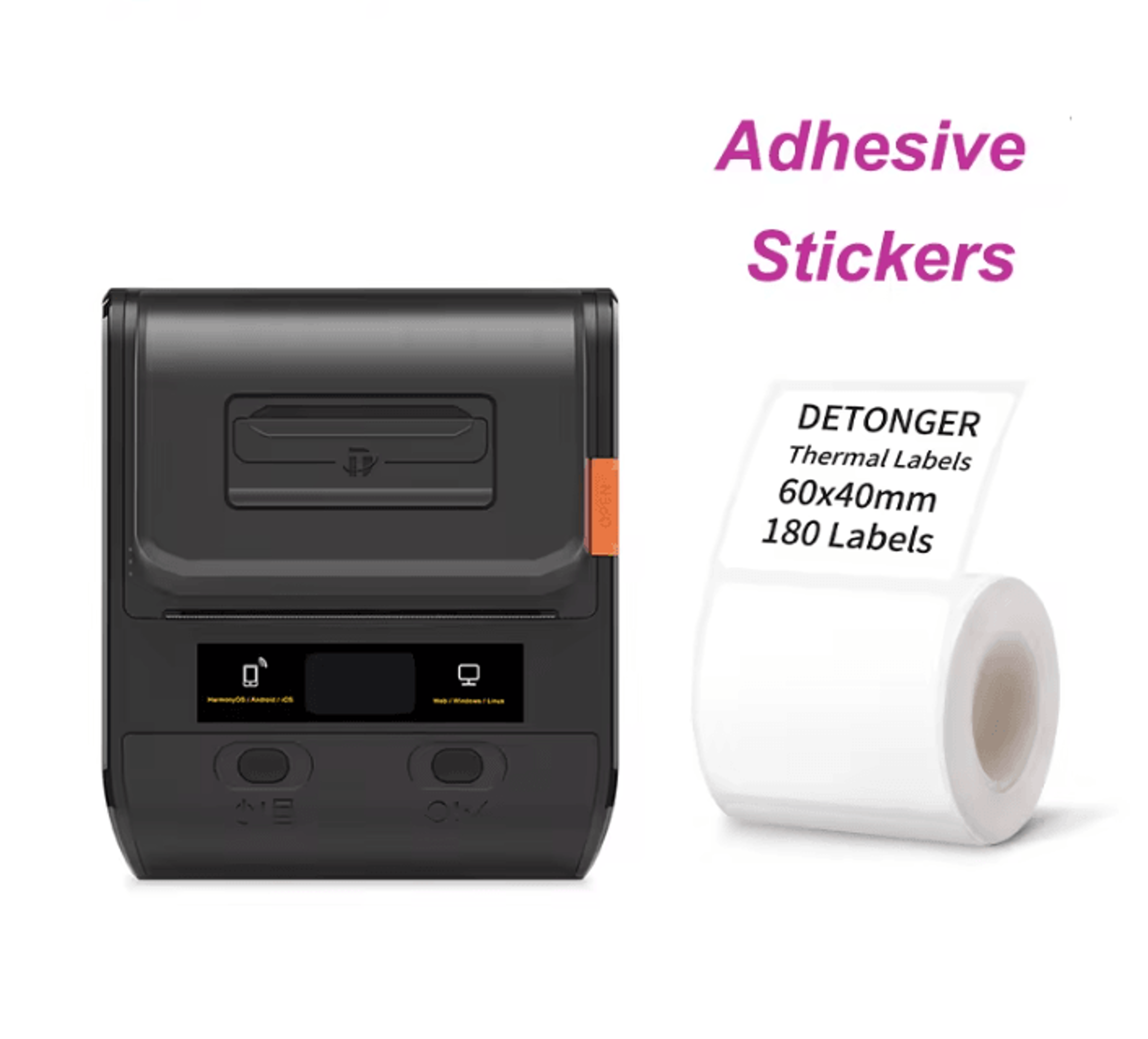 DETONGER DP30S LabelStream Wireless Thermal Printer For Home Office And Business Labeling 3