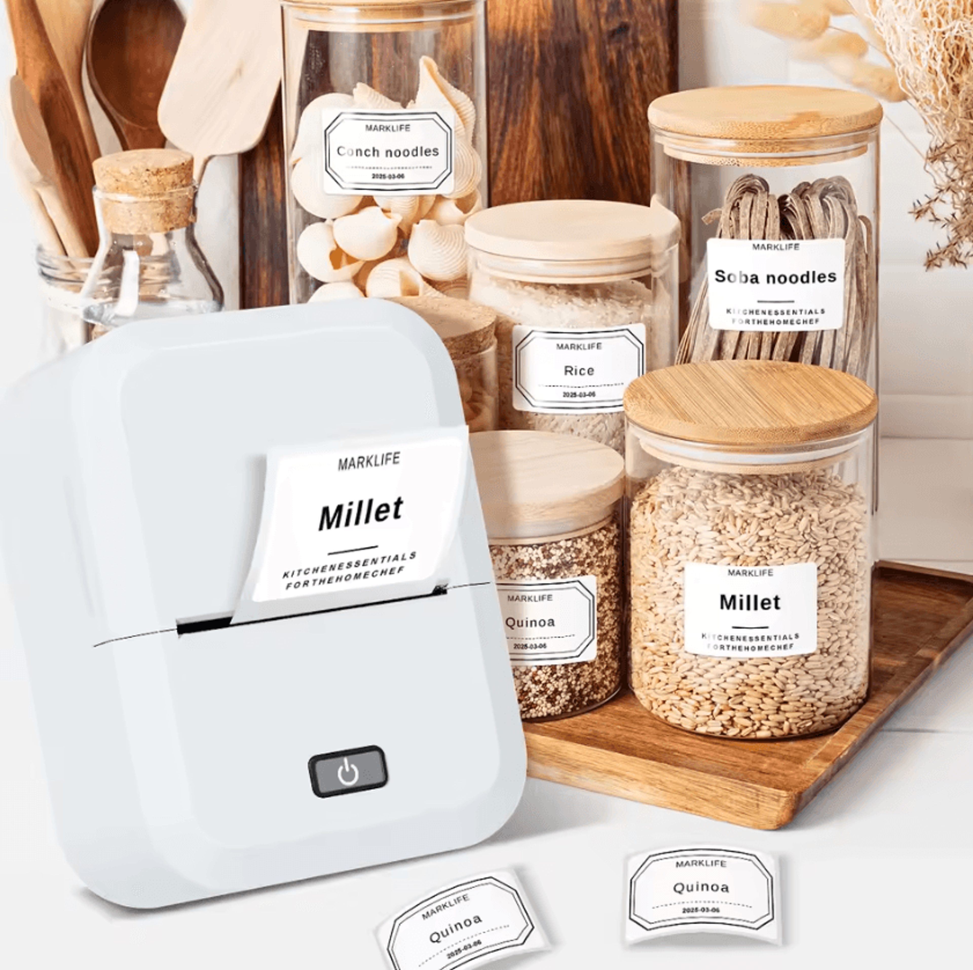 Marklife X2 PocketLabel Mini Inkless Thermal Printer For Stickers And Everyday Organization 0