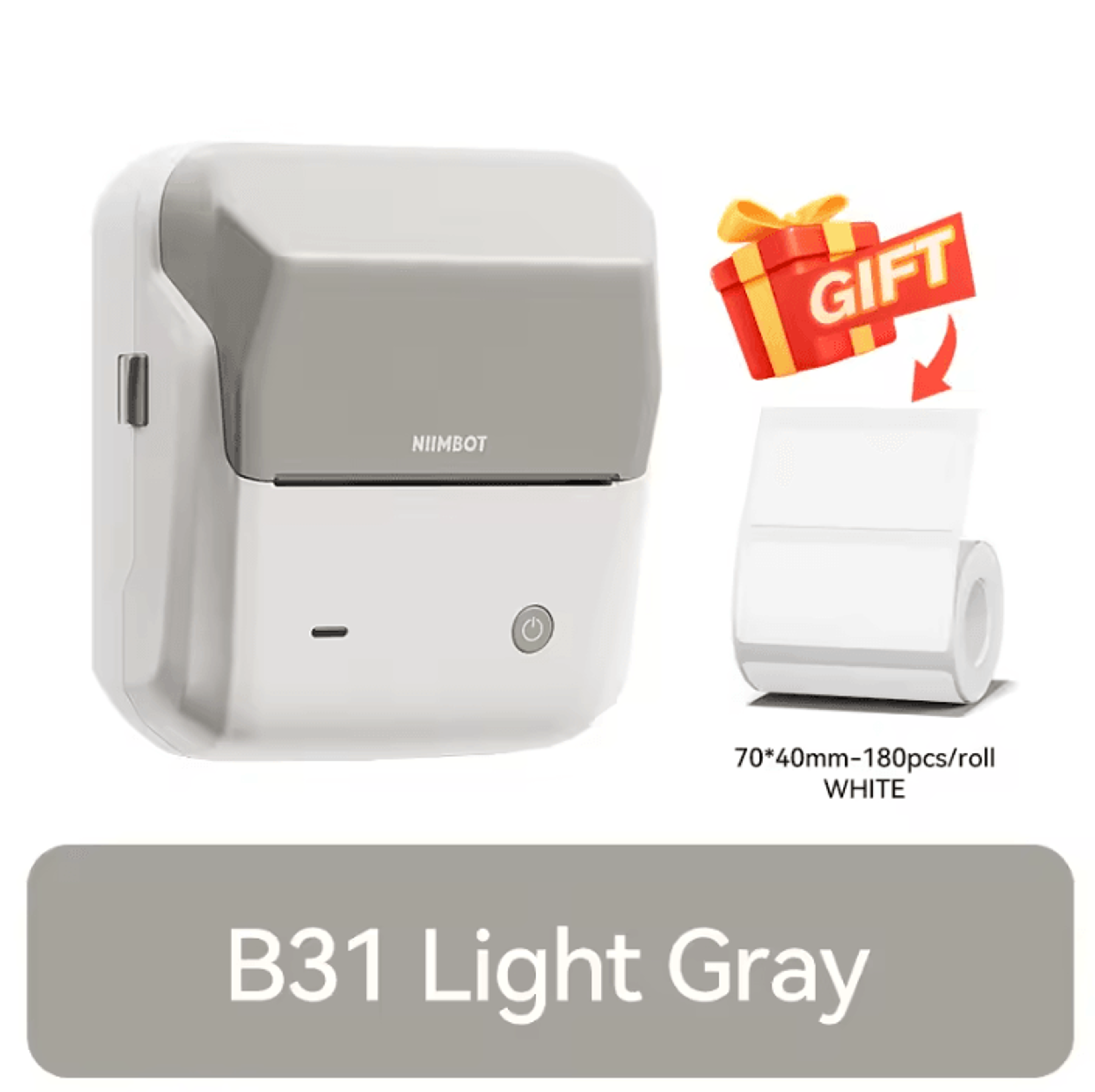 NIIMBOT B31 TagStream Wireless Thermal Label Printer For Clothing Jewelry And Retail Barcodes 4