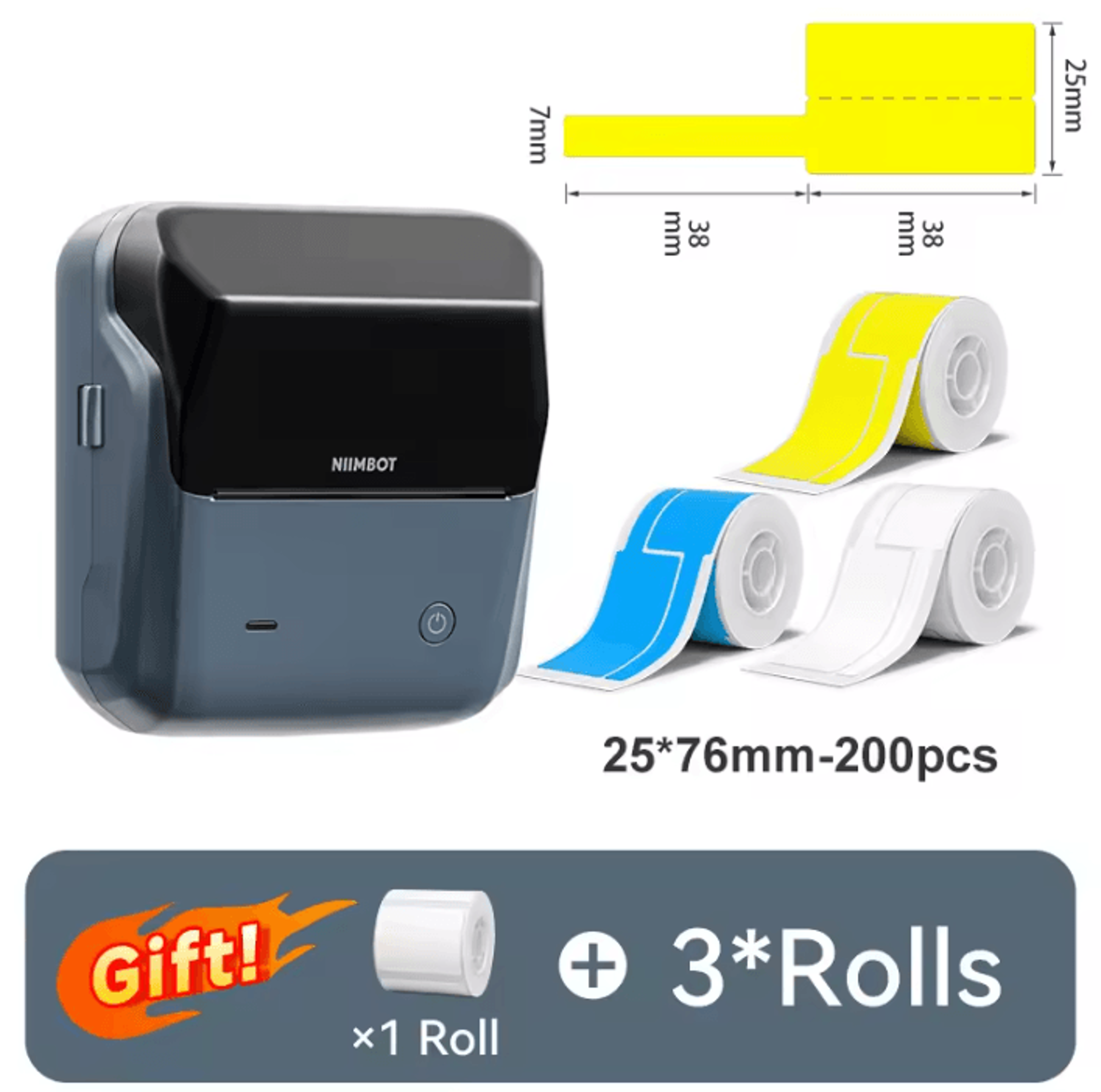 NIIMBOT B31 TagStream Wireless Thermal Label Printer For Clothing Jewelry And Retail Barcodes 11