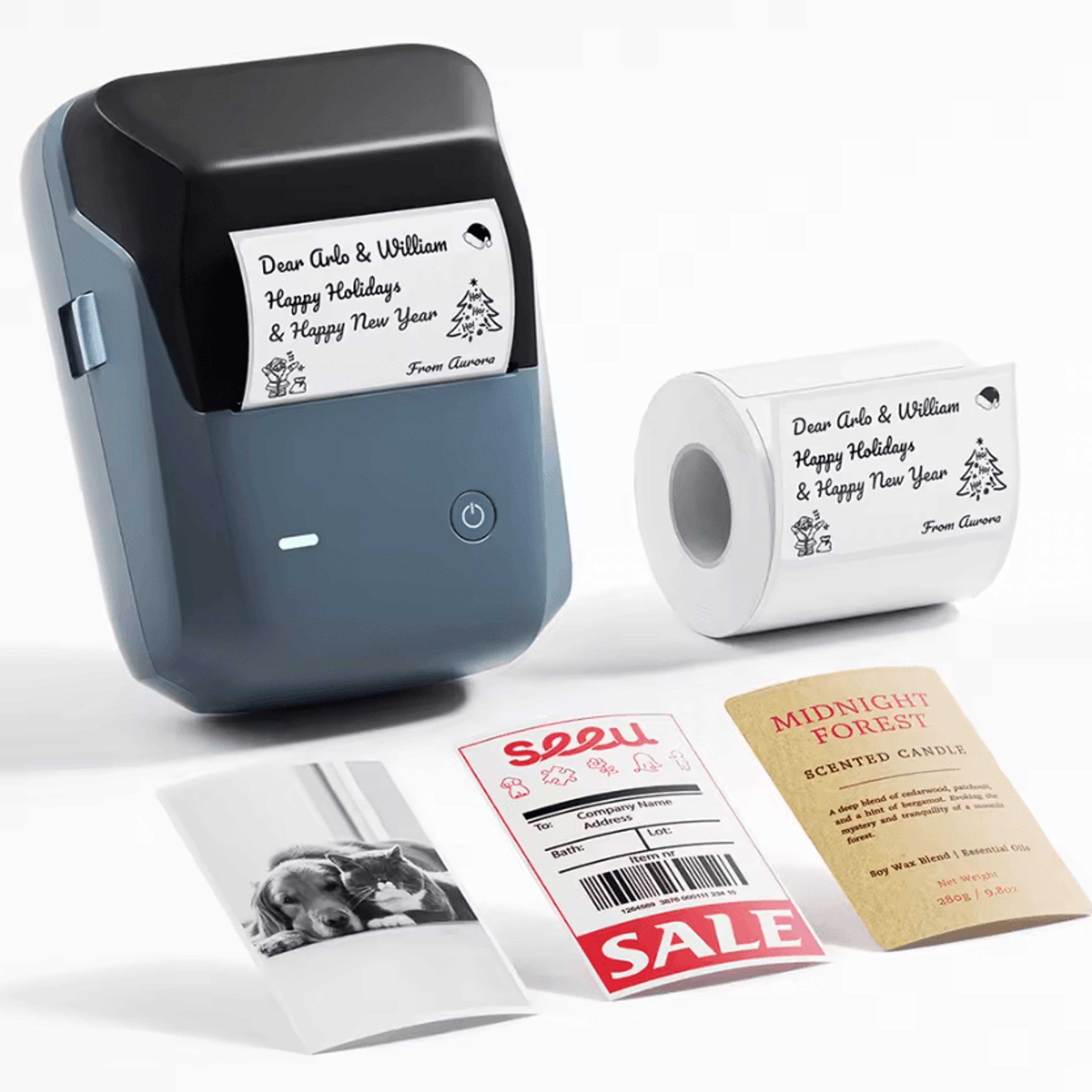 Niimbot B1 Pro DuoMark 300 DPI Wireless Label Printer With Red And Black DualColor Printing 0