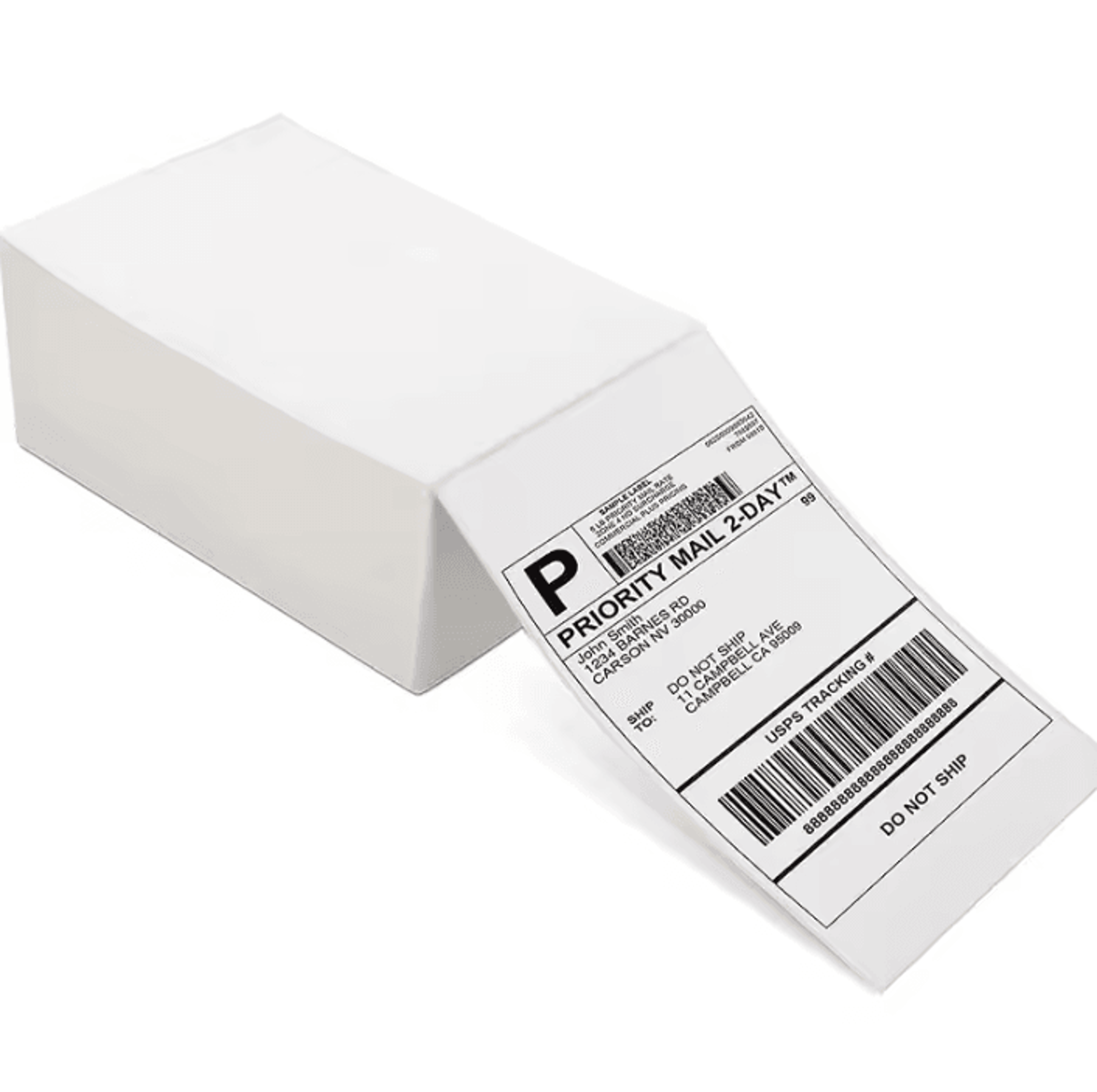 4x6 Inch Waterproof Thermal Shipping Labels SelfAdhesive Fanfold Printer Paper 6