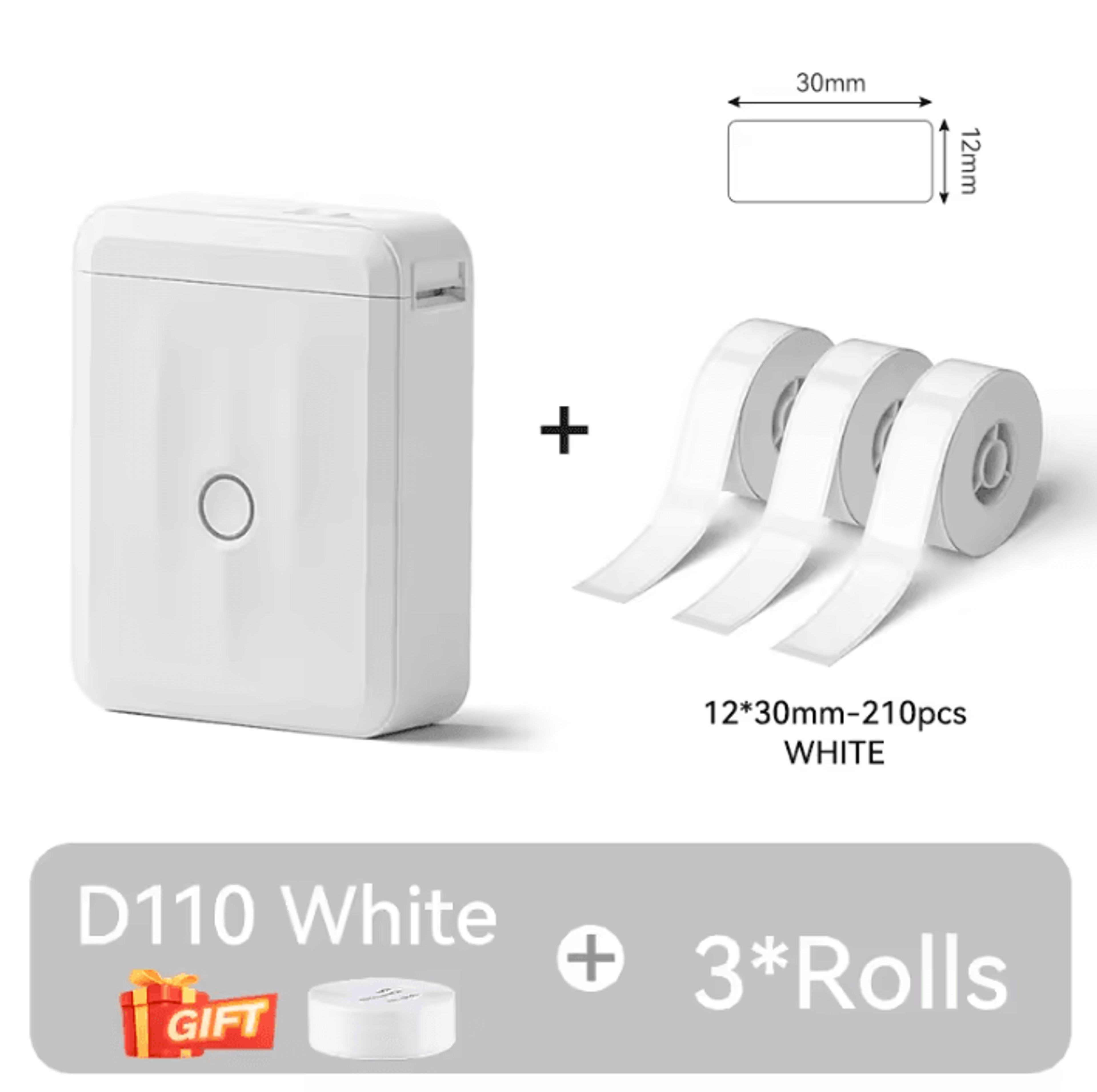 NIIMBOT D110 Mini Portable Thermal Label Printer SelfAdhesive Sticker Maker For Home Organization 4