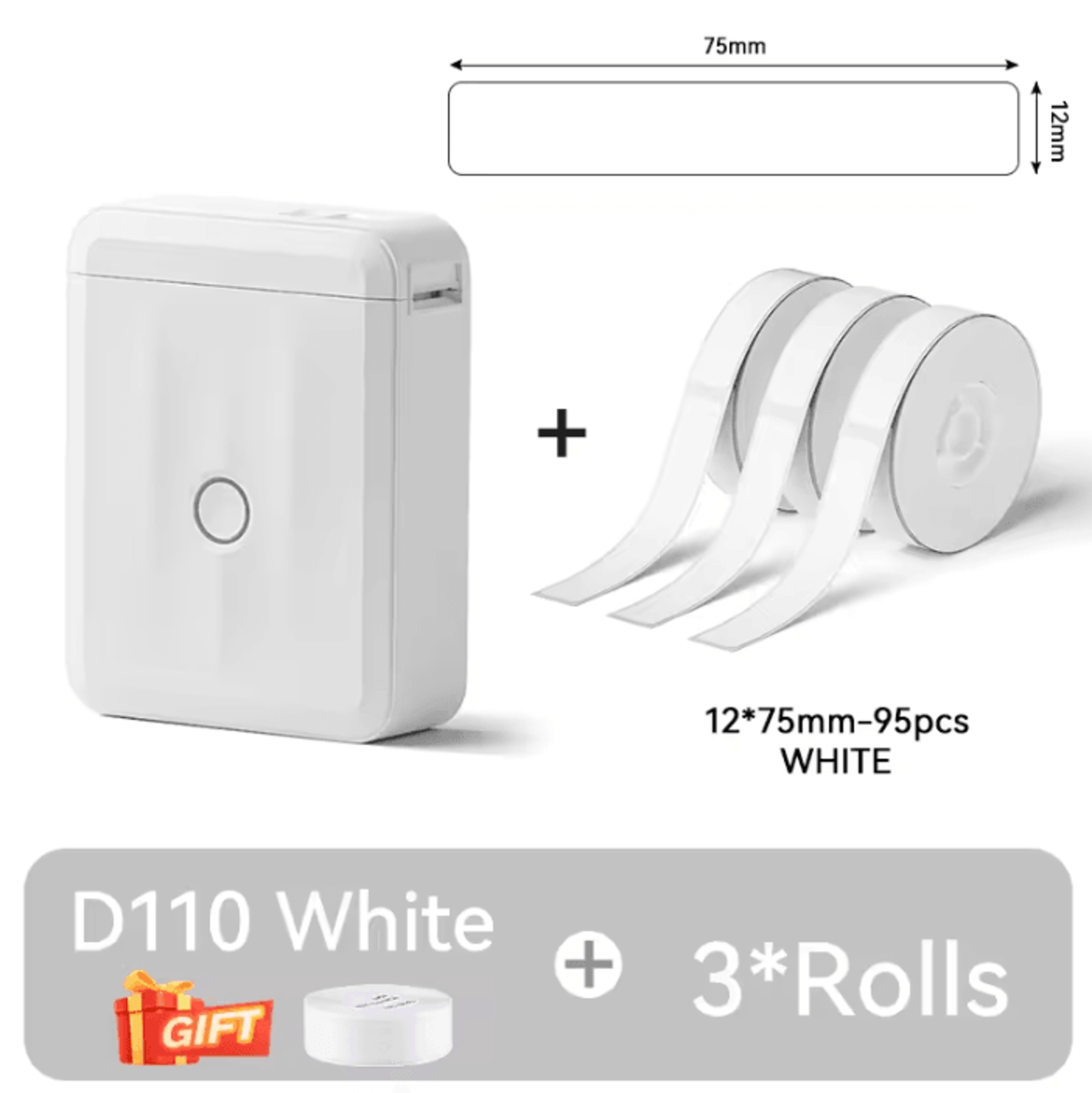 NIIMBOT D110 Mini Portable Thermal Label Printer SelfAdhesive Sticker Maker For Home Organization 13