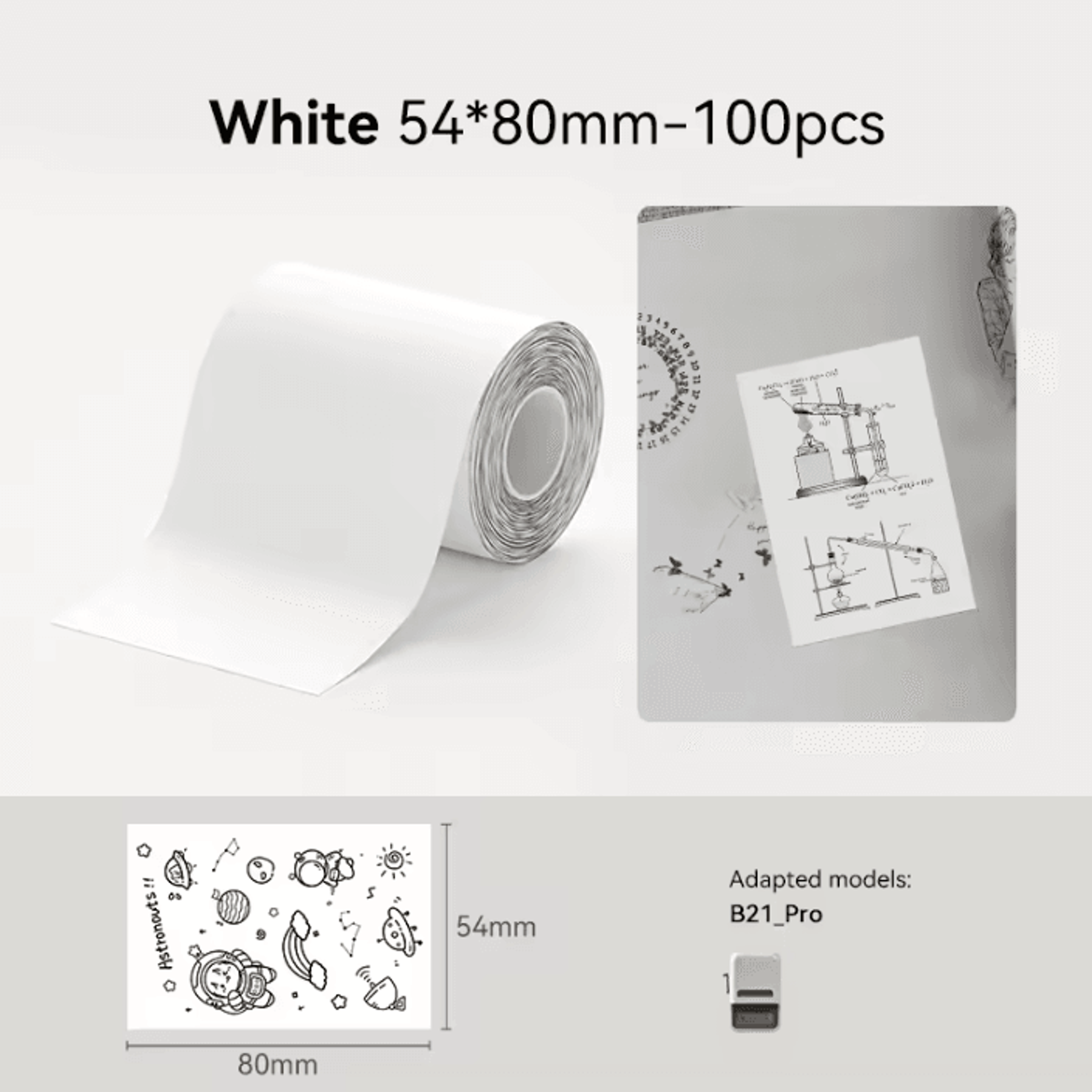 NIIMBOT B1 PRO 300DPI Bluetooth Thermal Label Printer Portable Wireless Sticker Maker 6