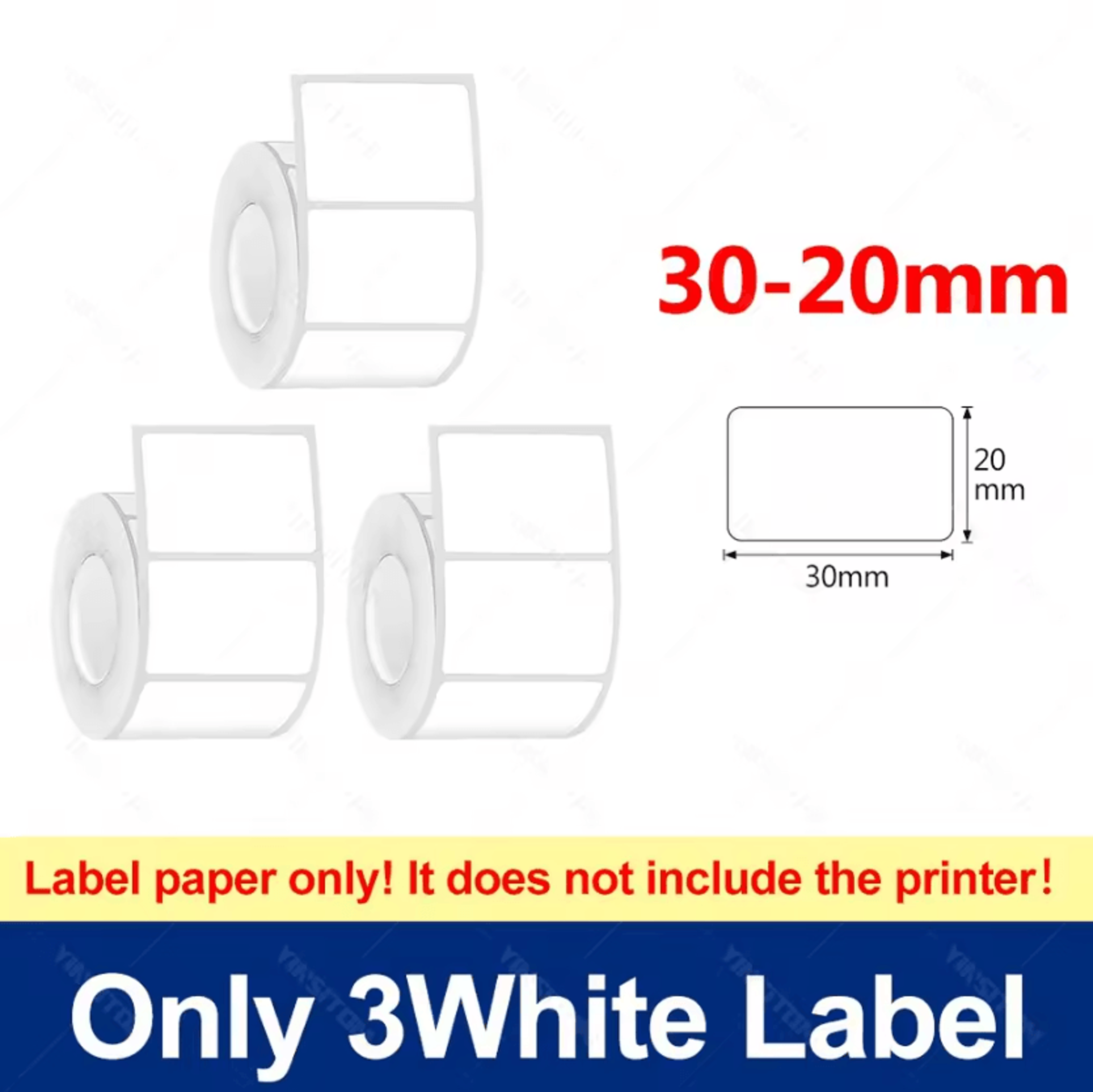 YINSITOM 2050mm Wireless Bluetooth Label Printer Mini Thermal Barcode And Price Sticker Maker 3