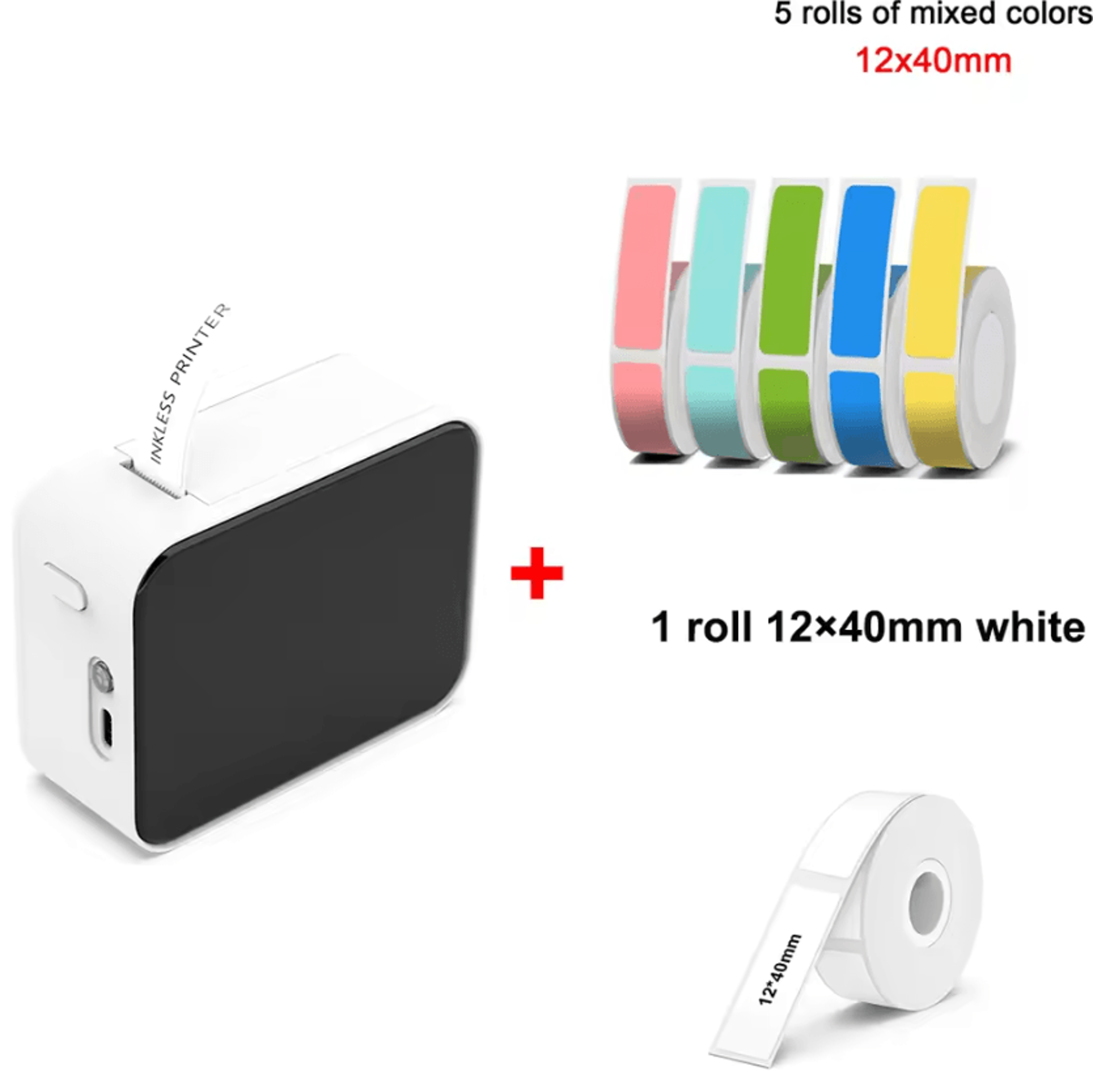 MarkLife P15 Mini Wireless Bluetooth Thermal Label Printer For Home Office And Custom Stickers 20