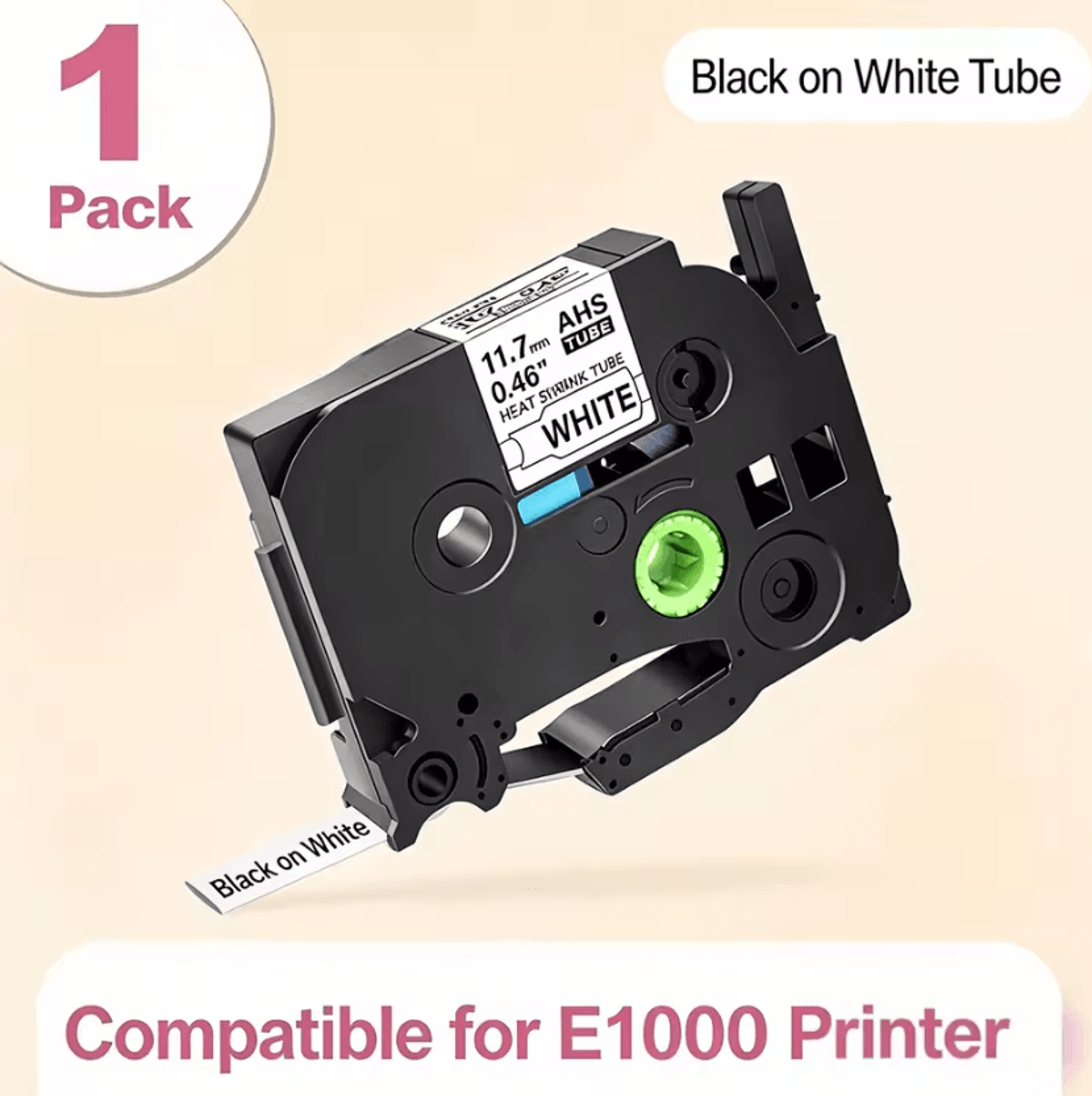 E1000 QWERTY Label Printer With Russian Language Support For Heat Shrink Tubes And TZ231 Tape 8
