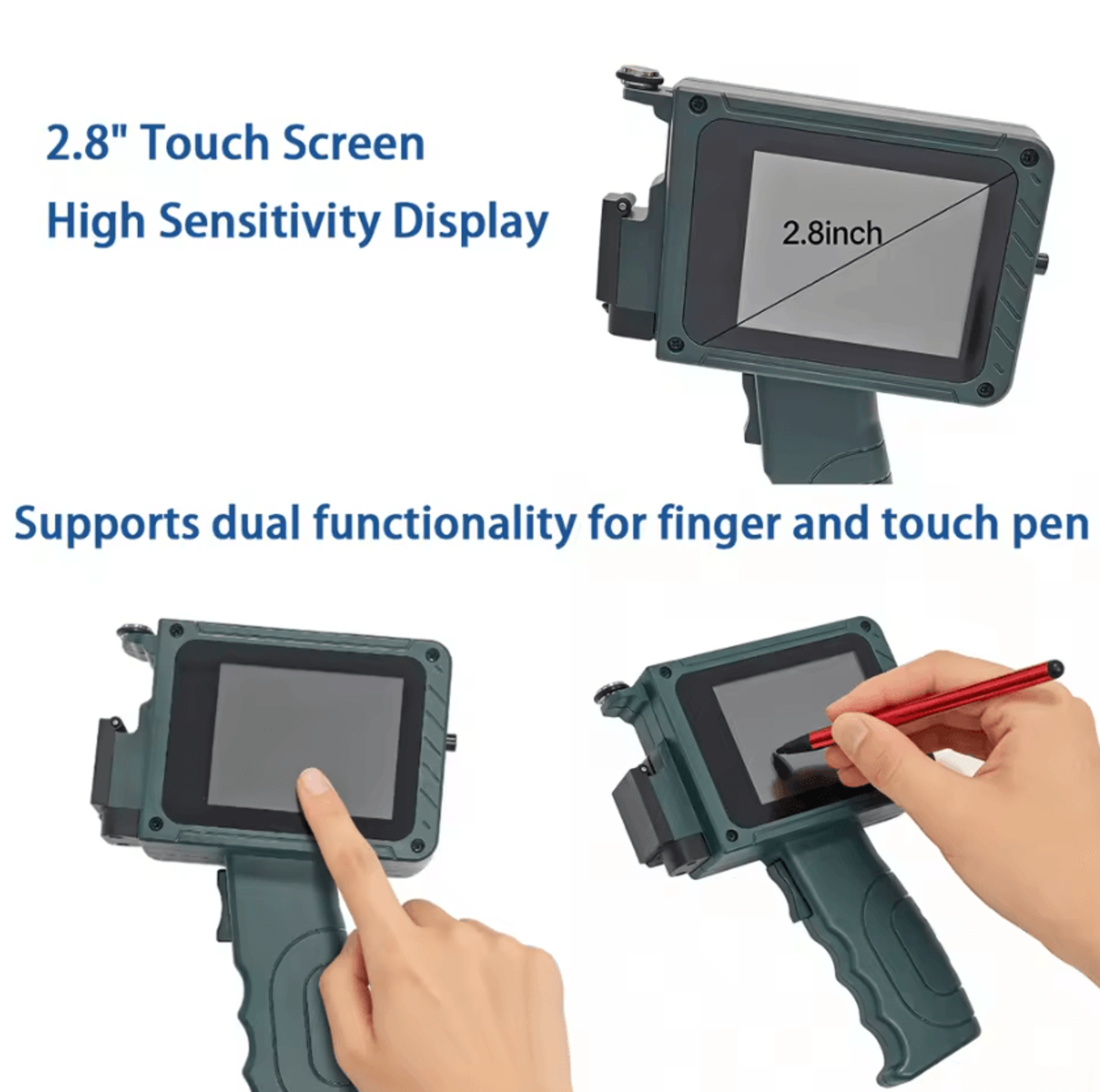 DCODE DC15 Portable 127mm Inkjet Coding Printer For QR Codes Barcodes Logos And Date Marking 1