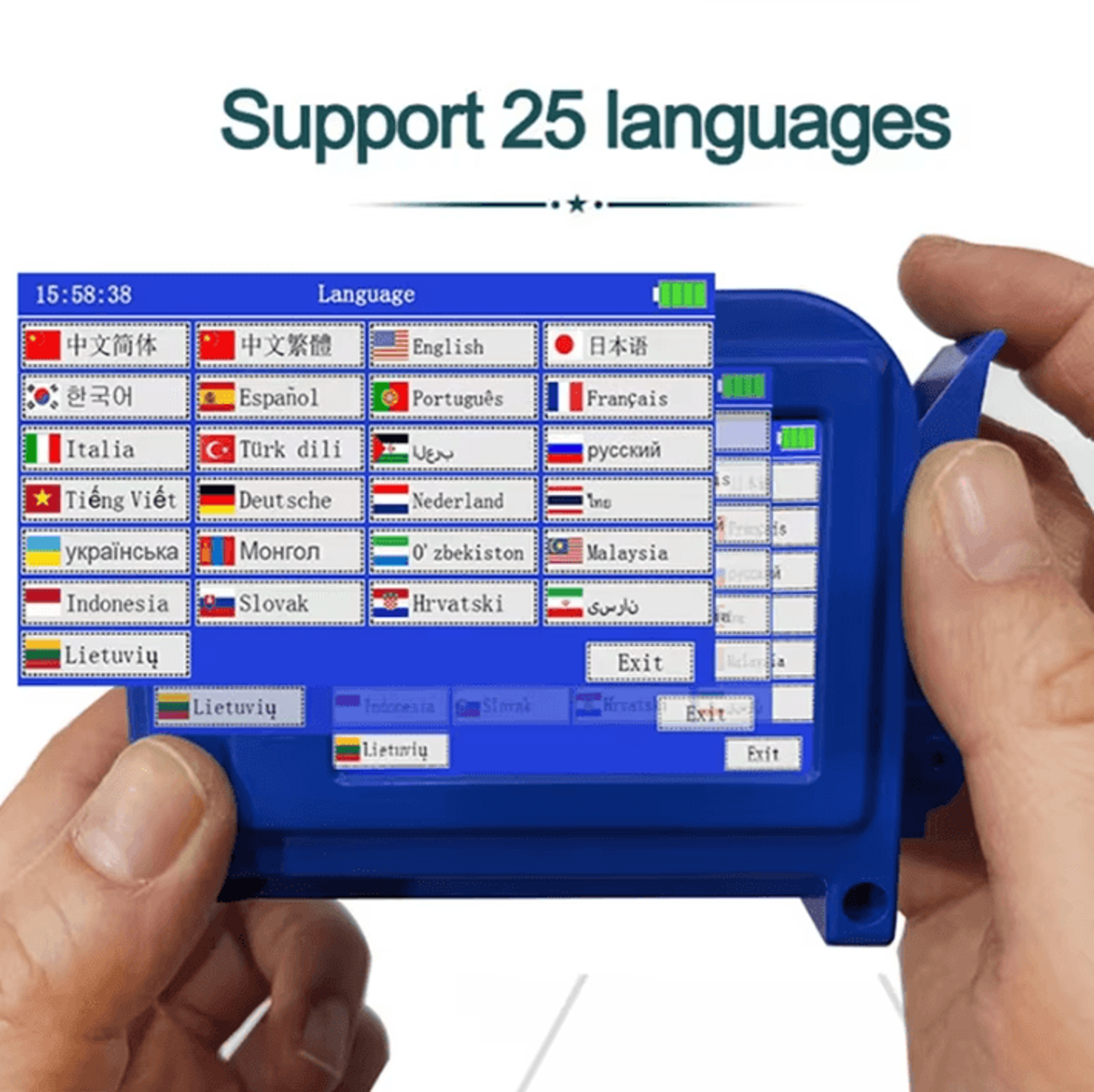 Phezer PC11Plus Portable Handheld Inkjet Printer 127mm 254mm QR Barcode And Date Coding Machine 1