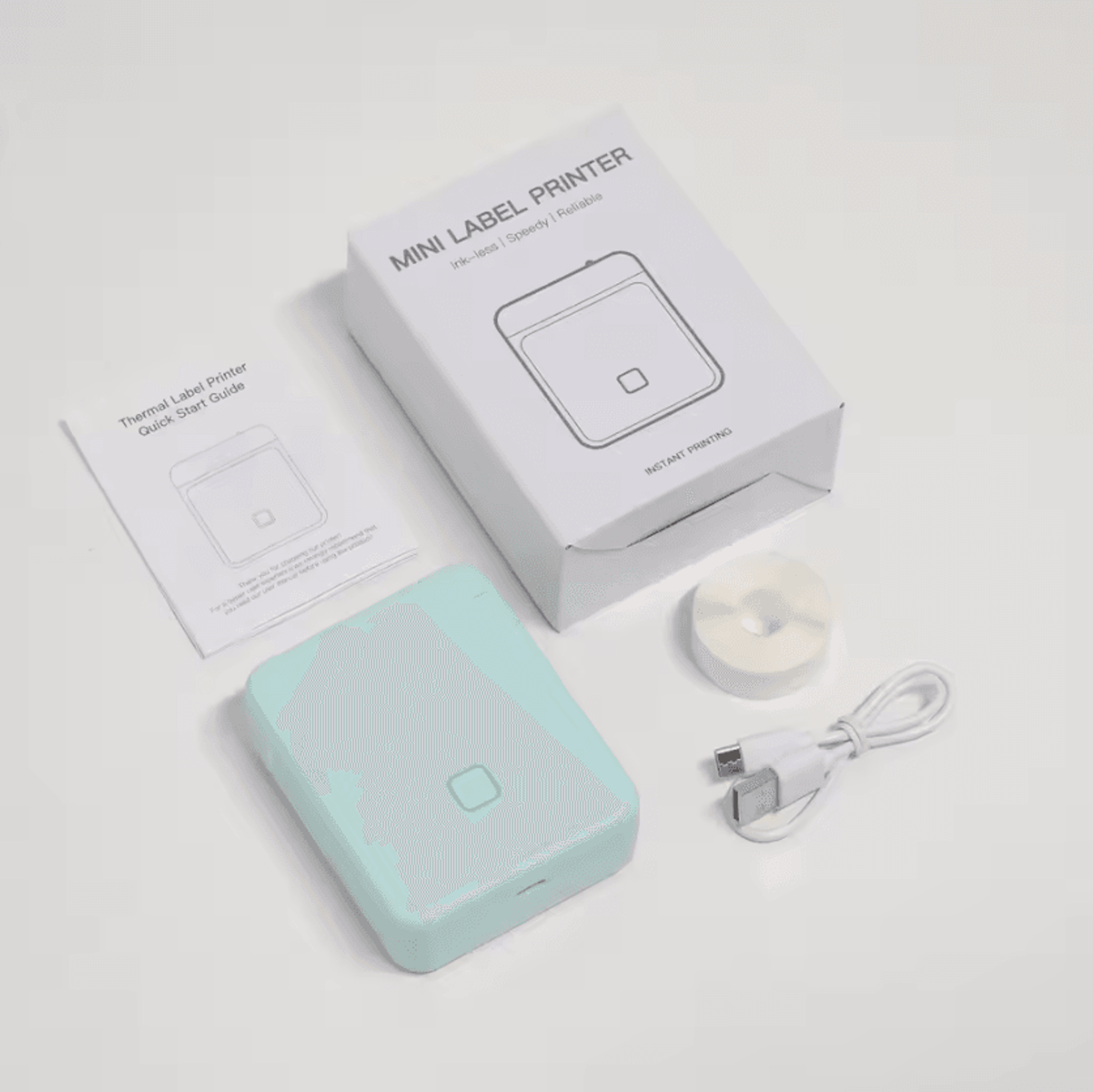 DOLEWA T01 Mini Bluetooth Thermal Label Printer Portable Inkless Barcode And DIY Sticker Maker 5