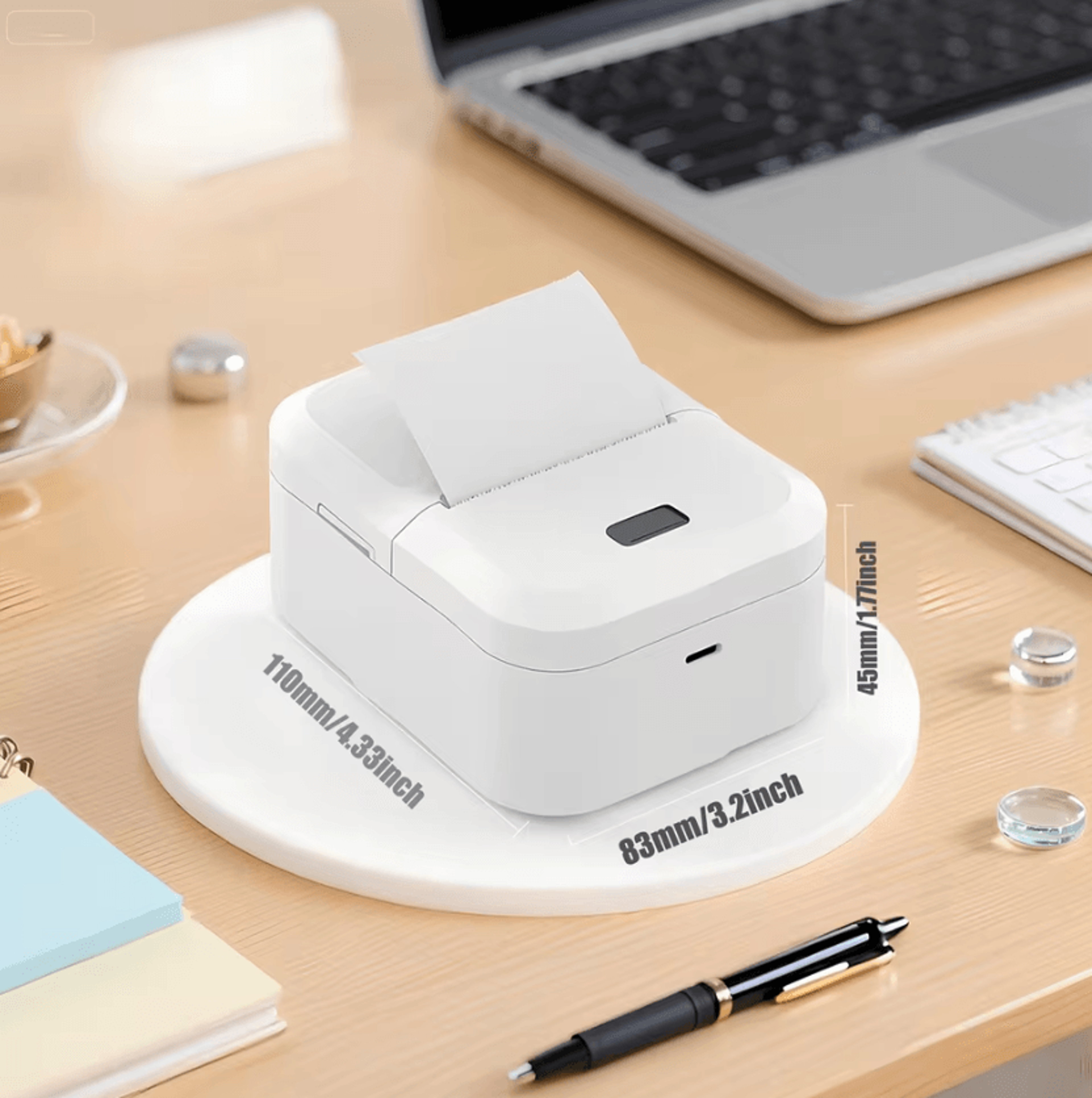 Marklife X2 Mini Bluetooth Thermal Label Printer Portable Inkless Sticker Maker For Home Office And 2
