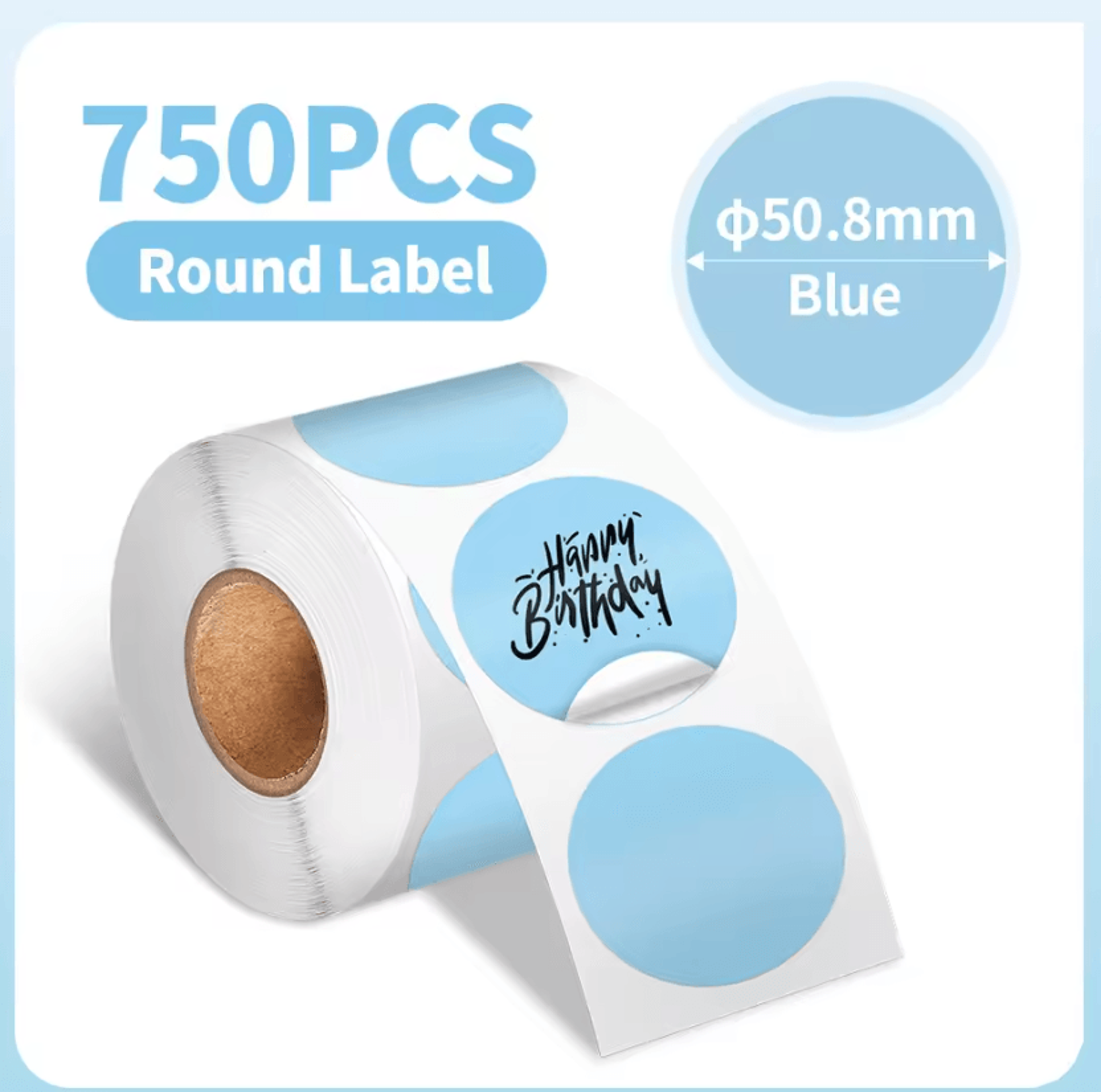 Phomemo Waterproof Round Thermal Label Stickers White Adhesive Paper For PM241 PM246S D520 Printers 14
