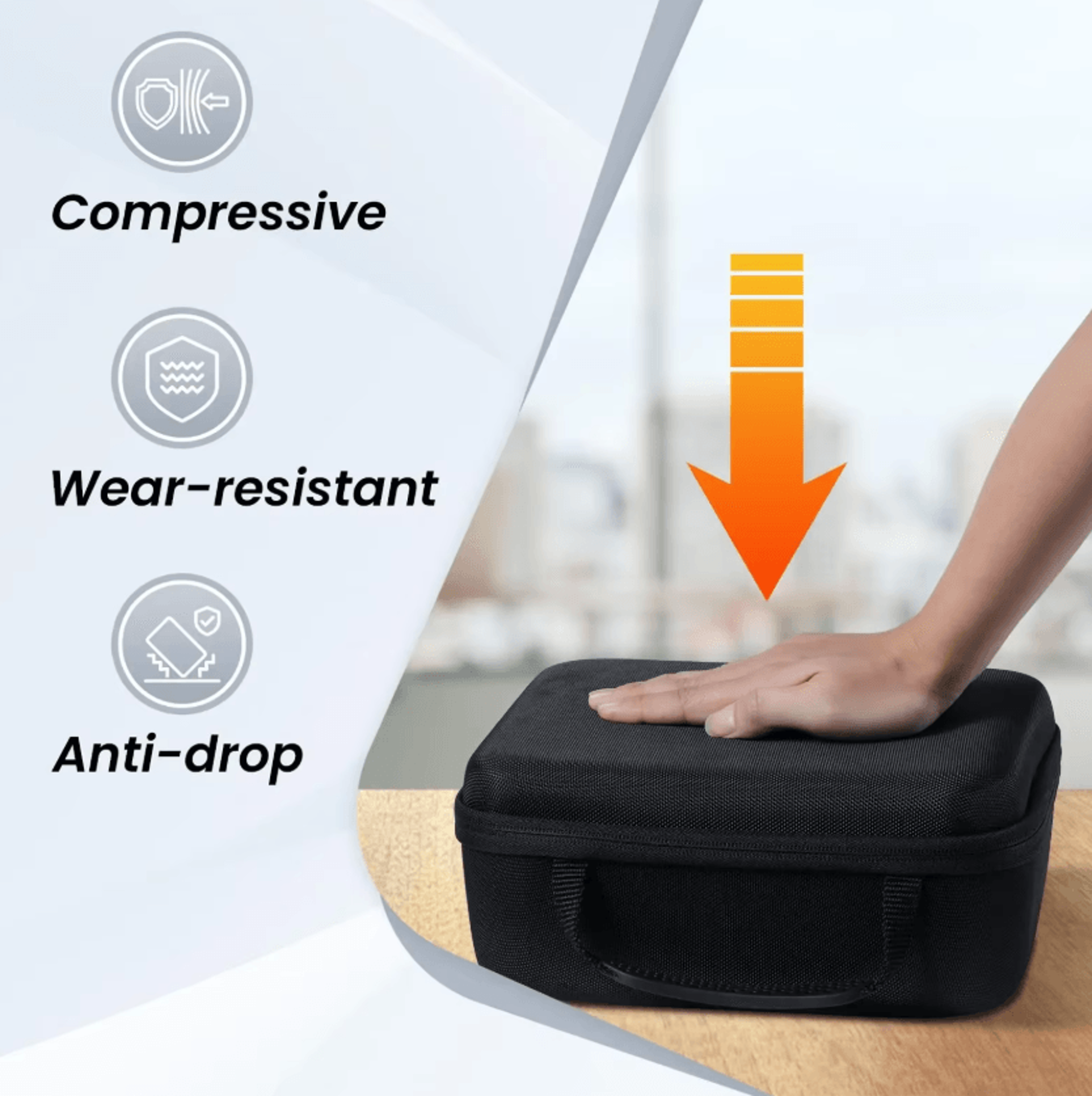 Portable Label Printer Carrying Case Storage Organizer Bag For E1000 PRO And PM241BT 3
