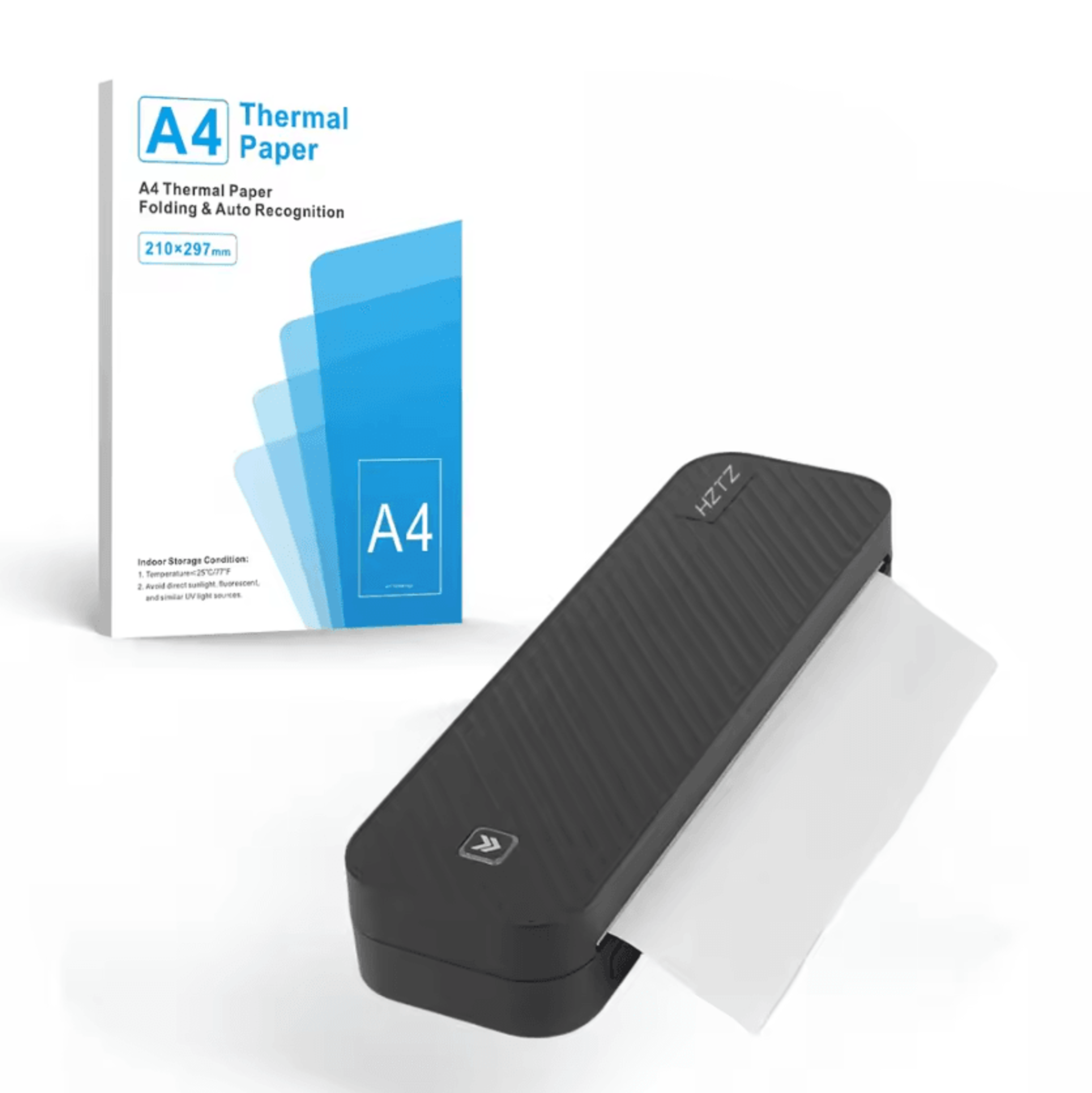 Portable A4 Bluetooth Thermal Printer Inkless Wireless Document Printer For Home Office And School 7