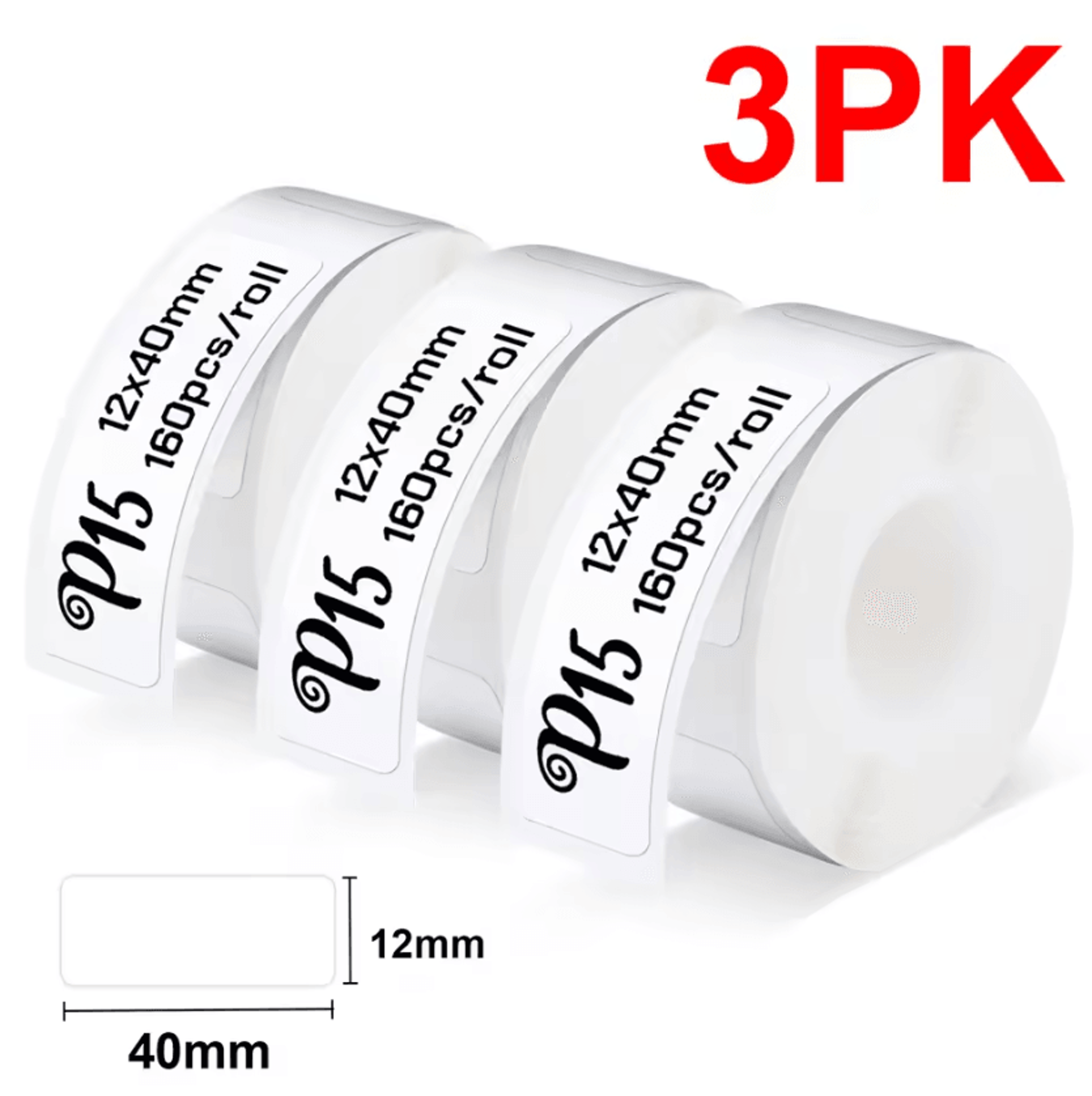 P15 Portable Bluetooth Thermal Label Printer Wireless Sticker Maker With SelfAdhesive Label Paper 7