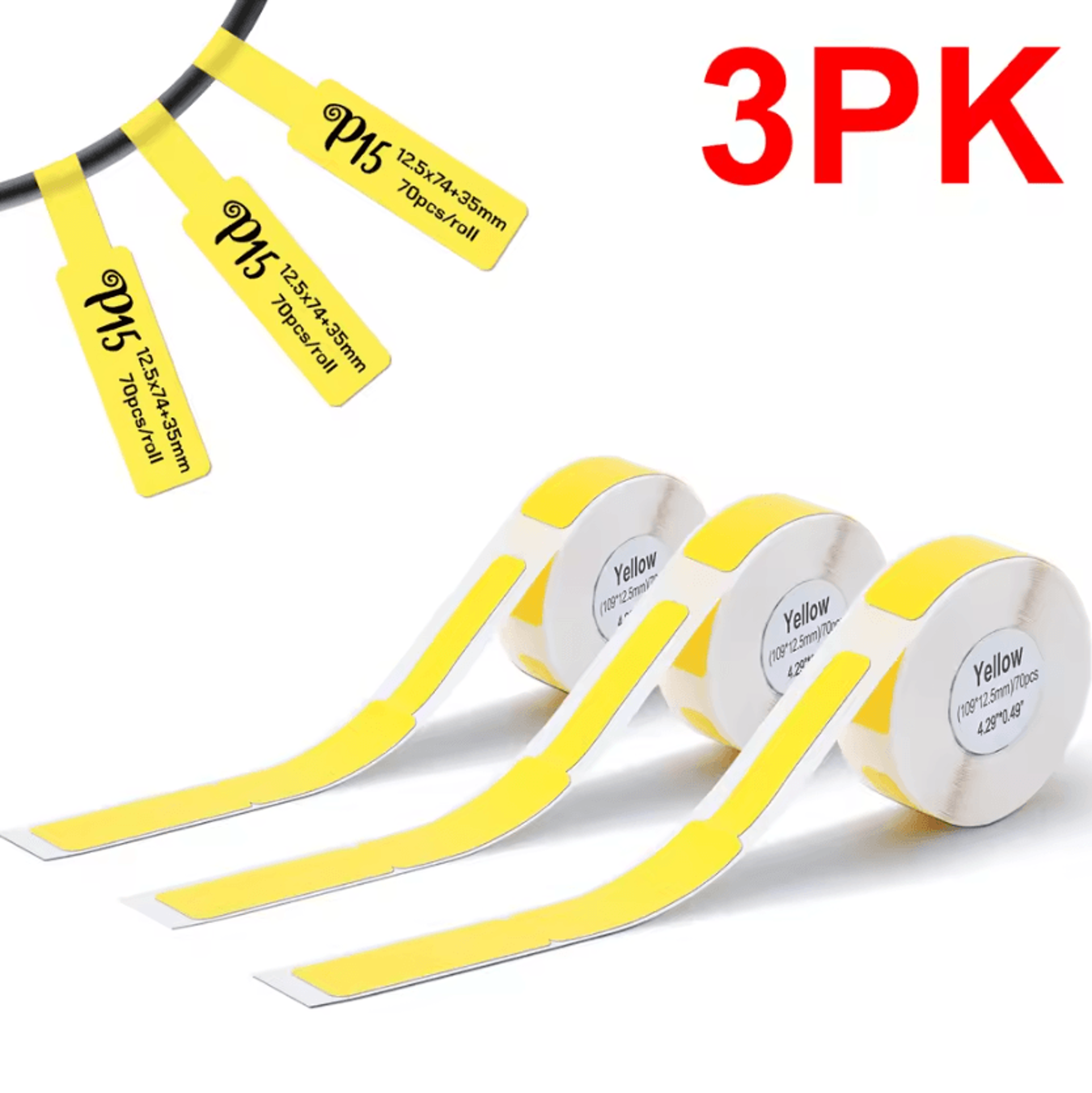 P15 Portable Bluetooth Thermal Label Printer Wireless Sticker Maker With SelfAdhesive Label Paper 13
