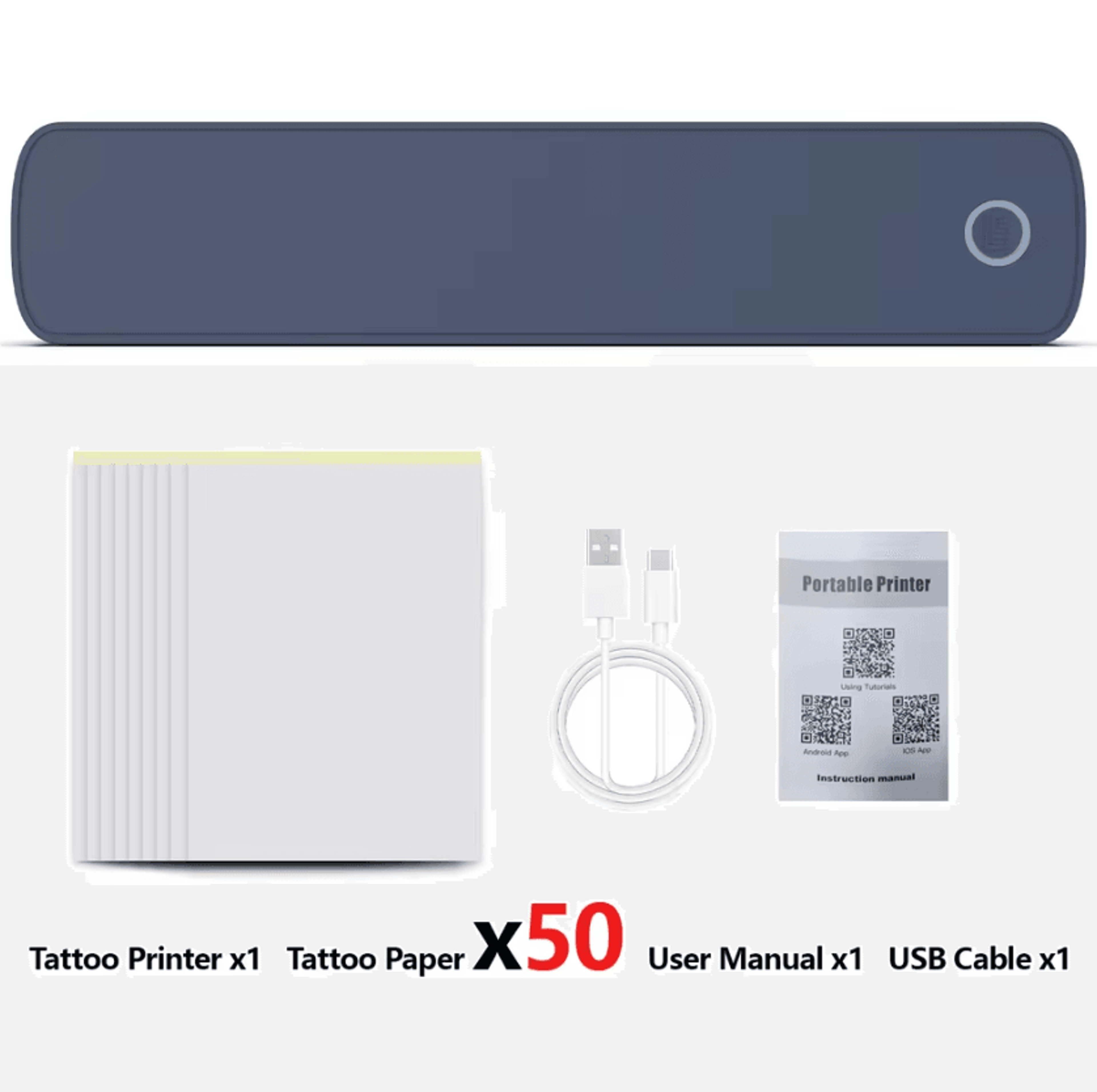 A4 Portable Wireless Thermal Printer Mobile Inkless Document Printer For US Letter And A4 Paper 12
