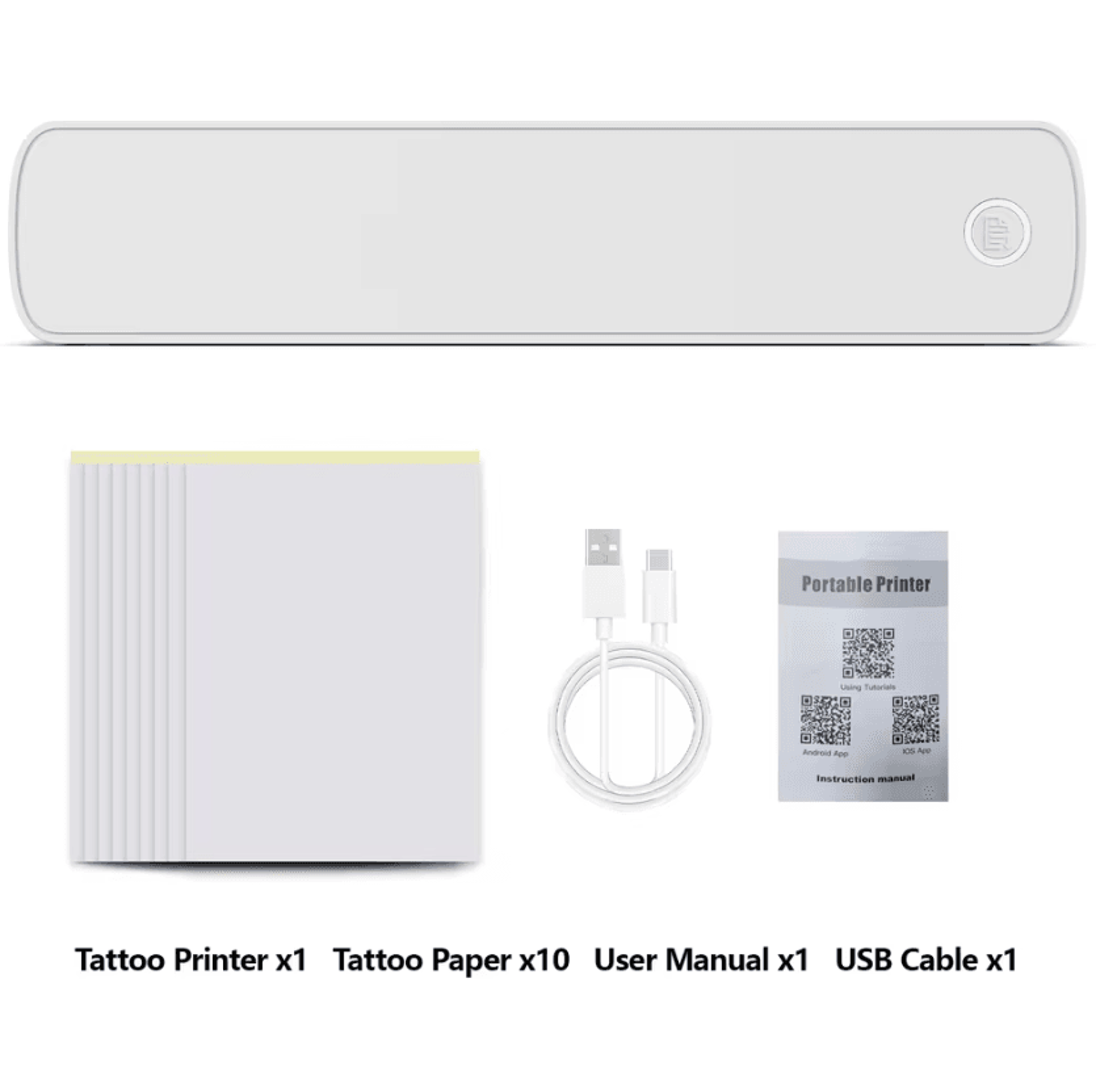 A4 Portable Wireless Thermal Printer Mobile Inkless Document Printer For US Letter And A4 Paper 10