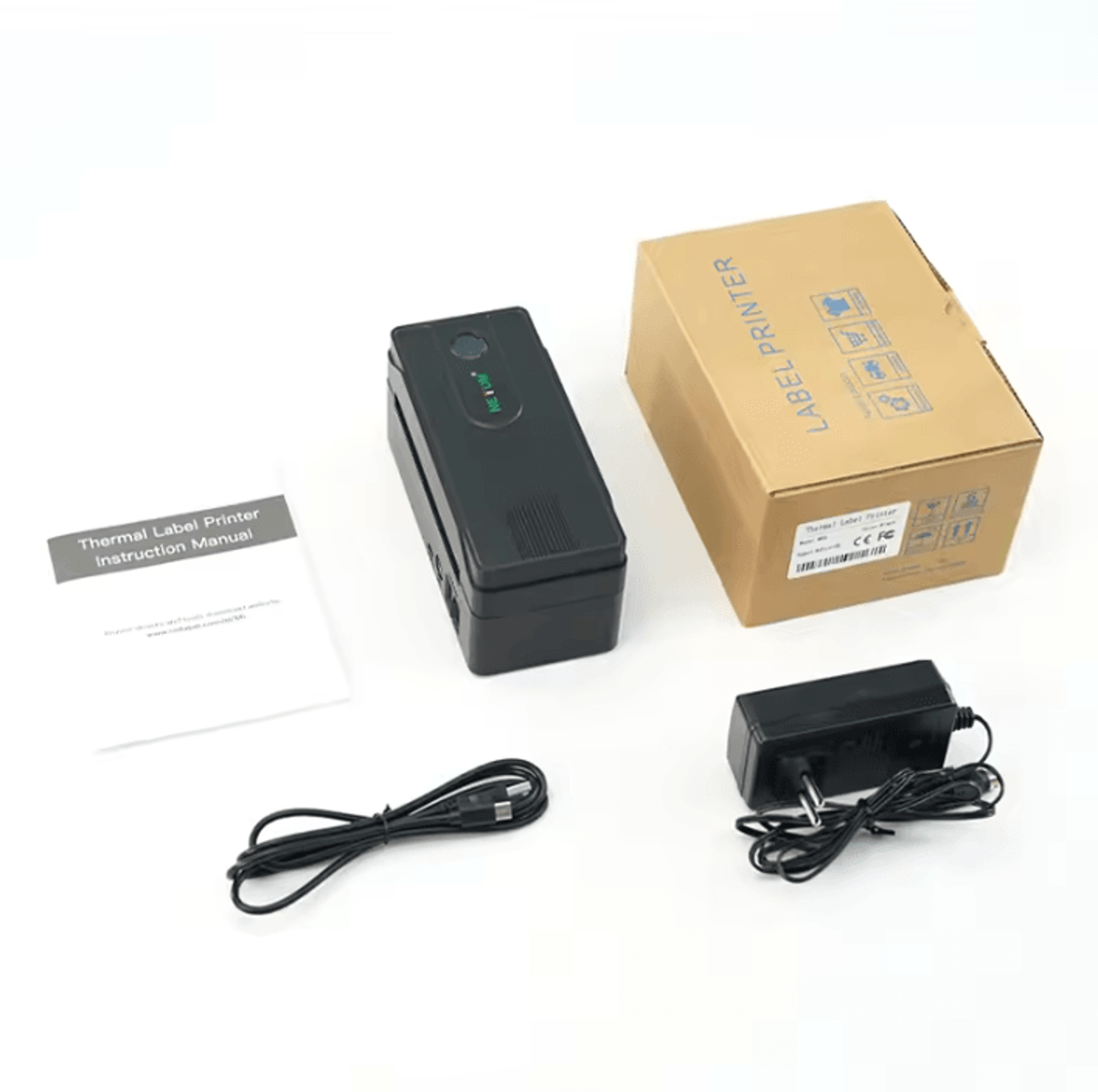 4x6 Bluetooth Thermal Shipping Label Printer 30110mm Wireless Barcode Printer For Small Business 4