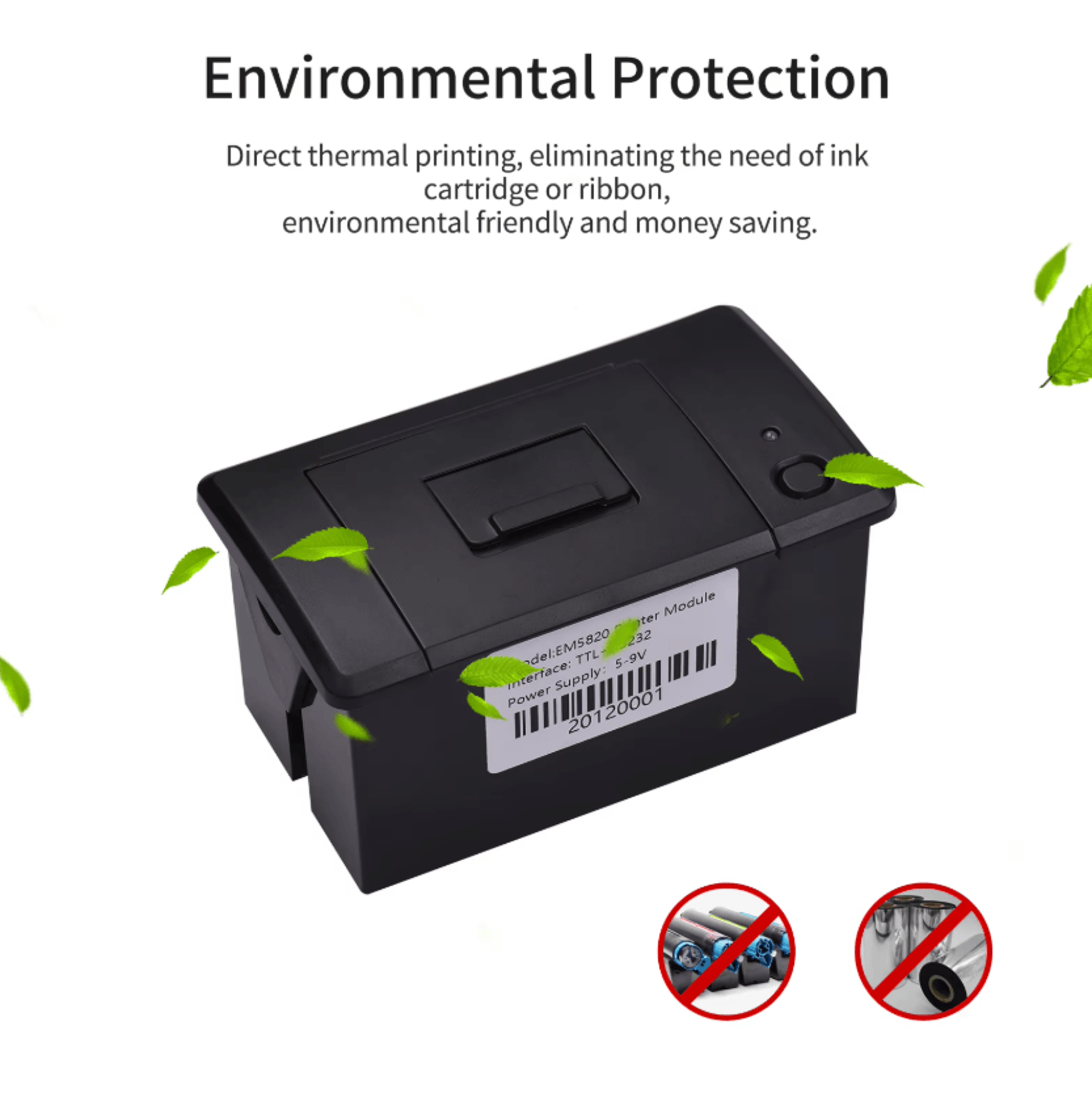 58mm Embedded Thermal Receipt Printer Mini Low Noise Printing Module With USB RS232 TTL Interface 1