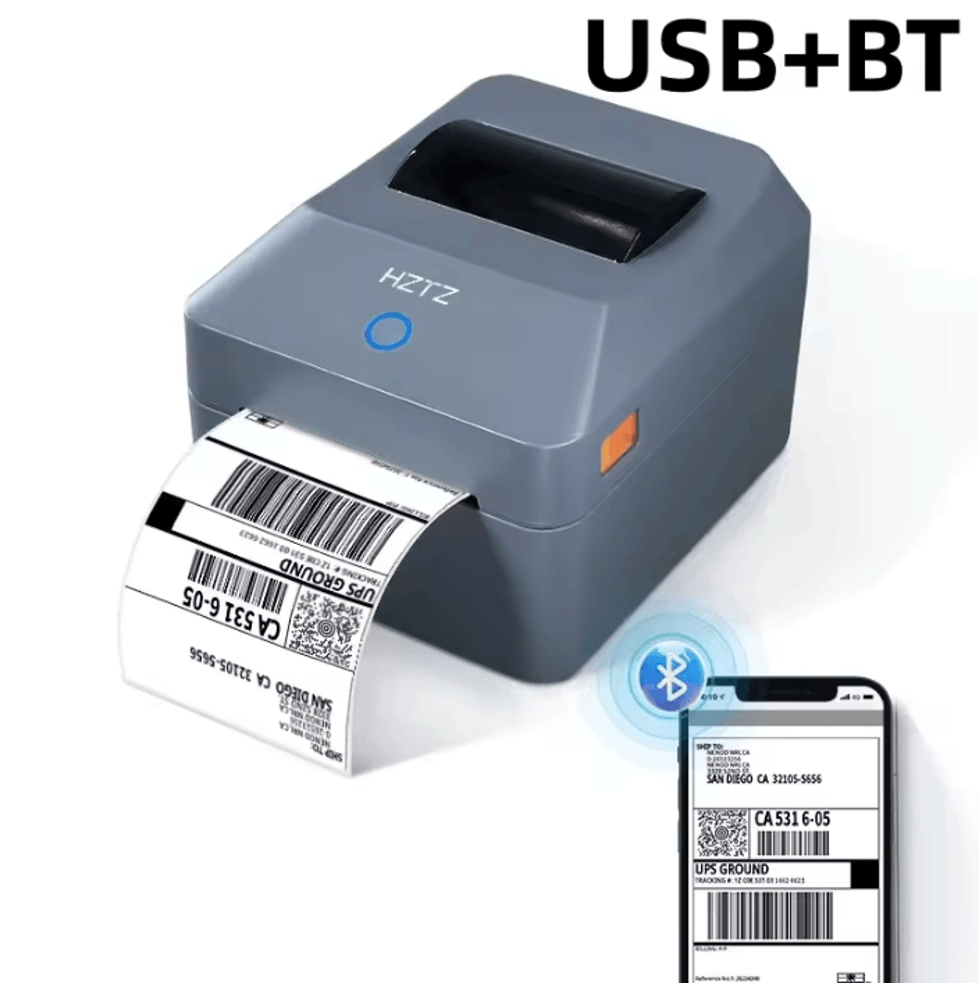 4x6 Desktop Thermal Shipping Label Printer Inkless Package Label Maker For Small Businesses 7