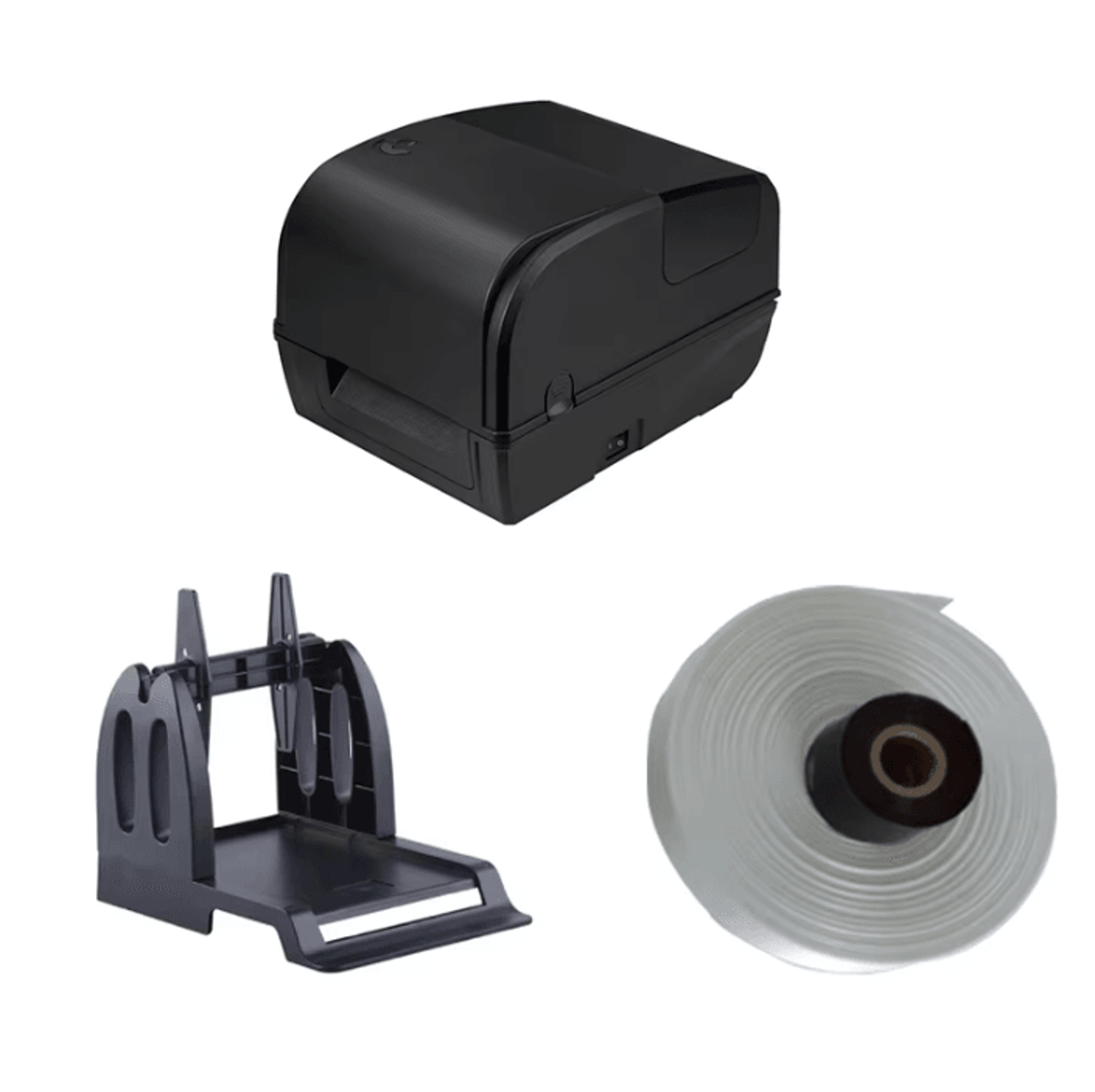 4 Inch 110mm Thermal Transfer Label Printer For Clothing Care Labels And Retail Stickers 3
