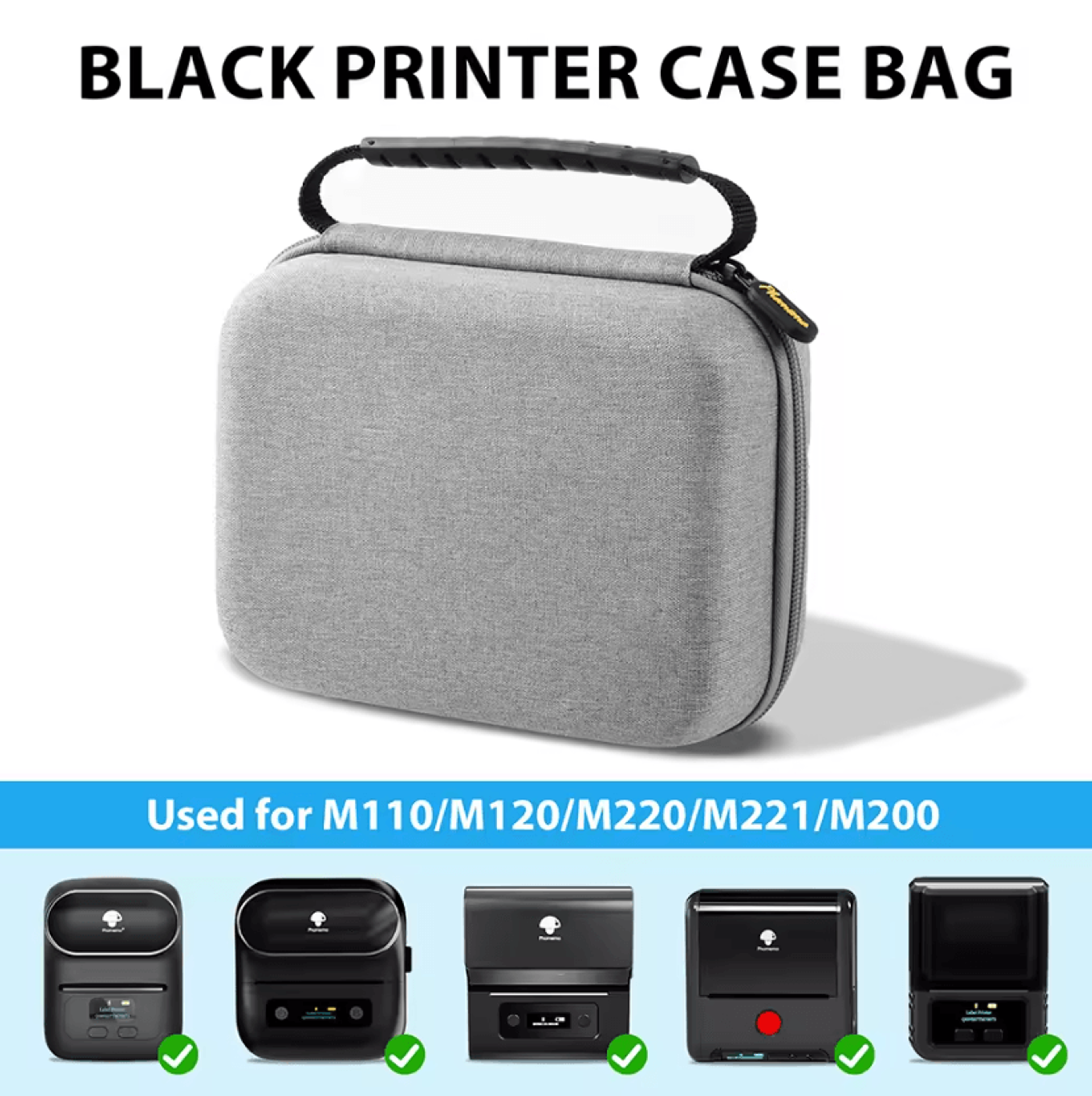 Protective Mesh Carrying Case For Phomemo M220 M110 M221 M120 M200 And NIIMBOT B1 B21 Label Makers 5