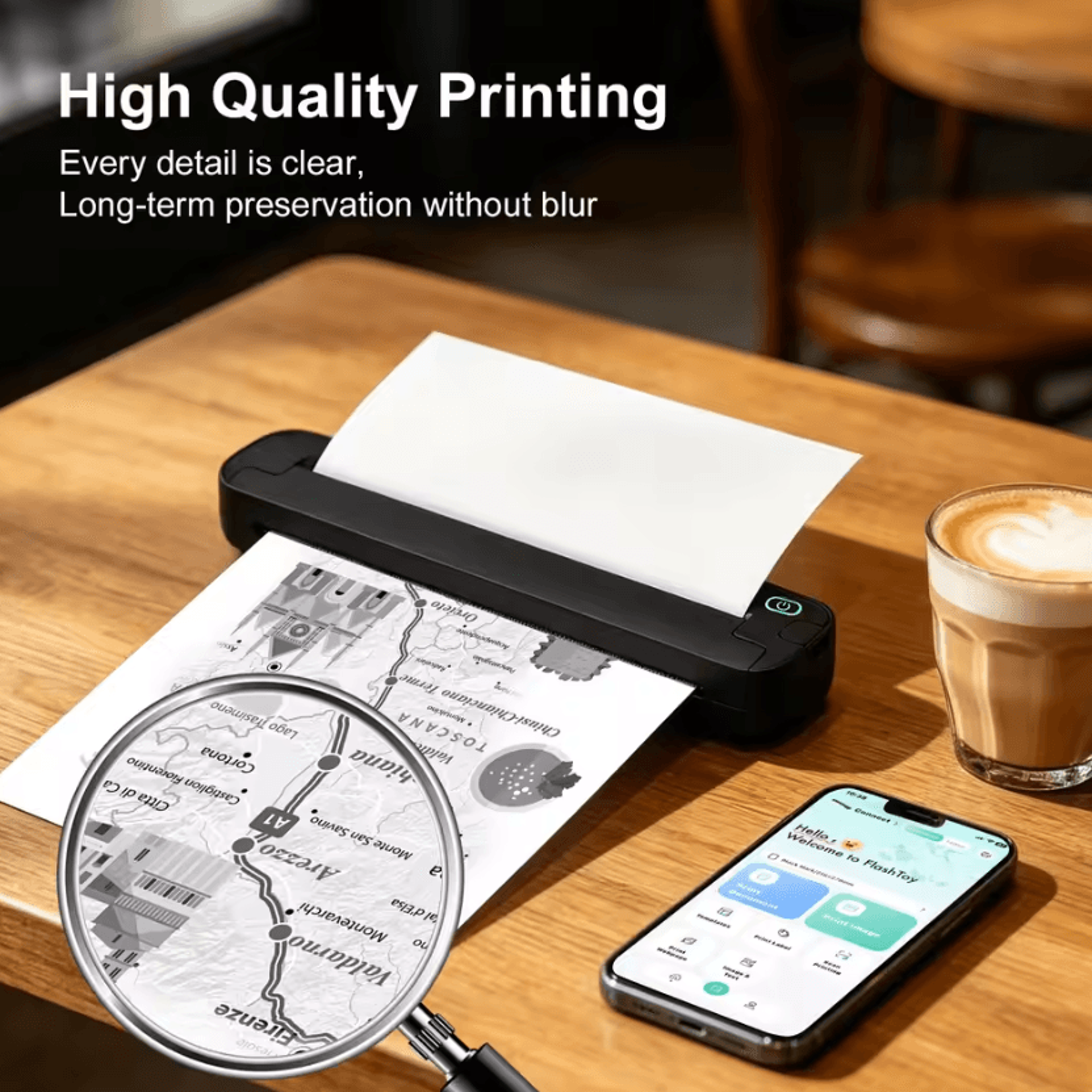Wireless Bluetooth Tattoo Stencil Printer 455g Lightweight Portable Thermal Copier With 15 Transfer 1