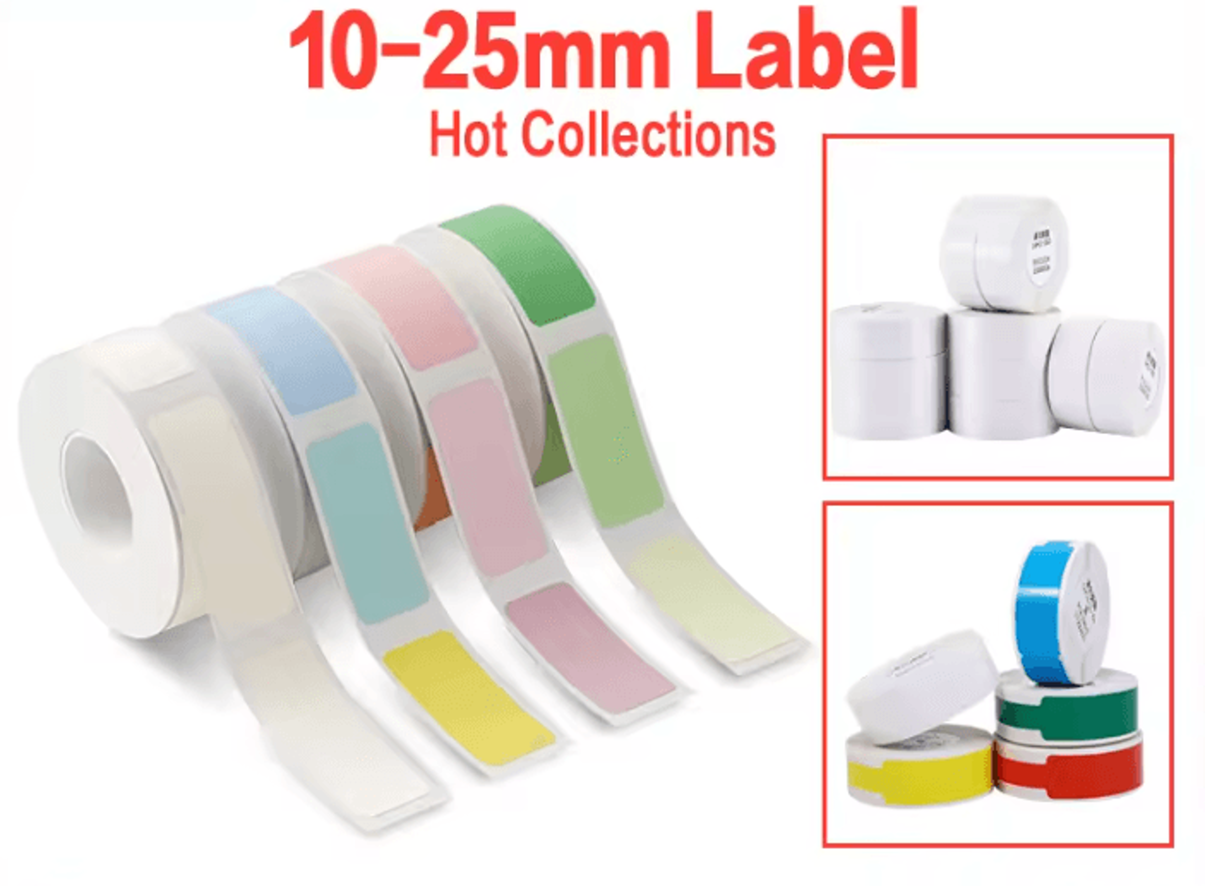 NIIMBOT D11 D101 D110 Waterproof Thermal Sticker Label Roll For Cable Organization And Custom Print 0