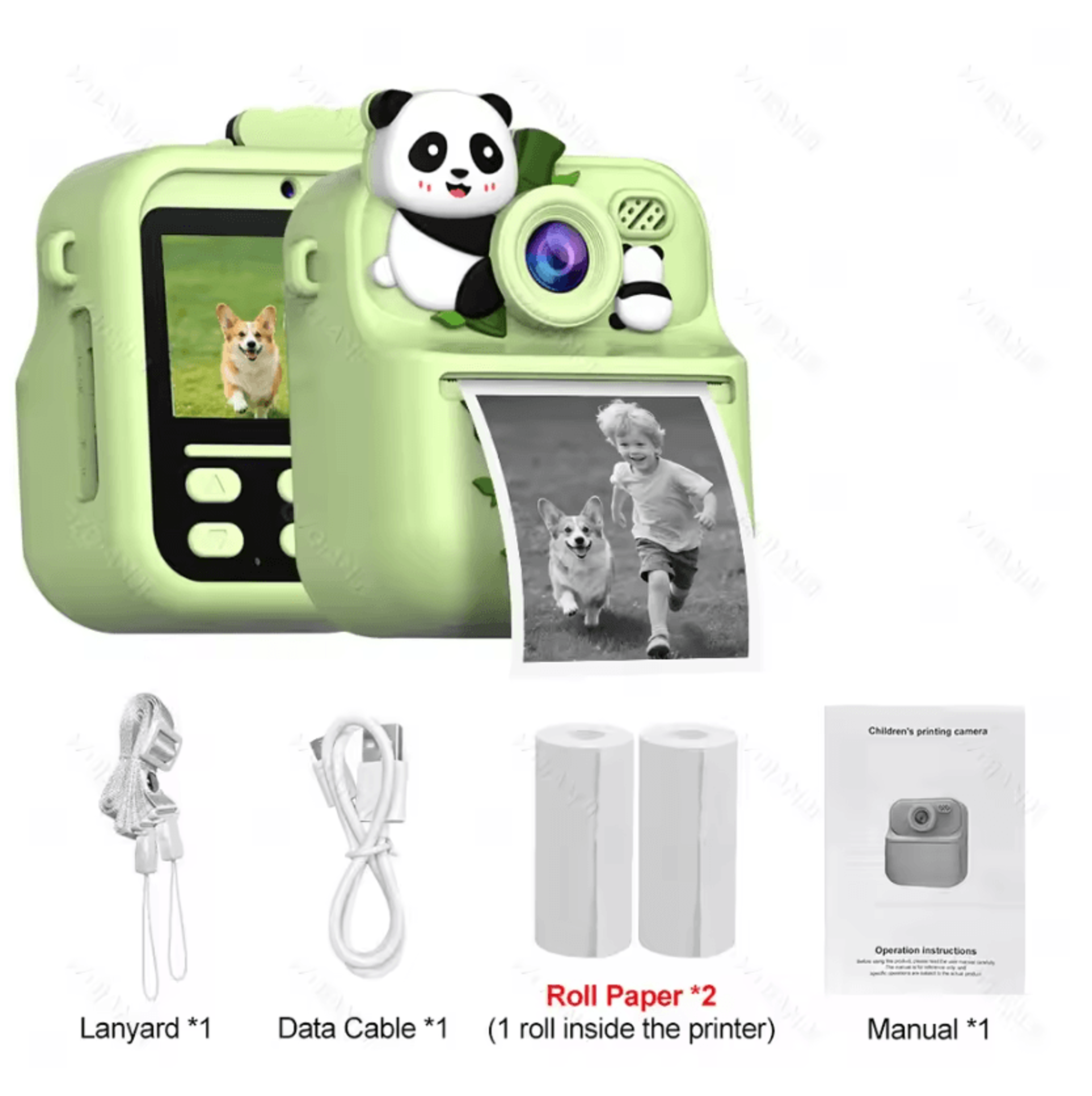 Kids Instant Print Digital Camera 1080P HD Video Recorder With 58mm Thermal Printer And 32GB Memory 4