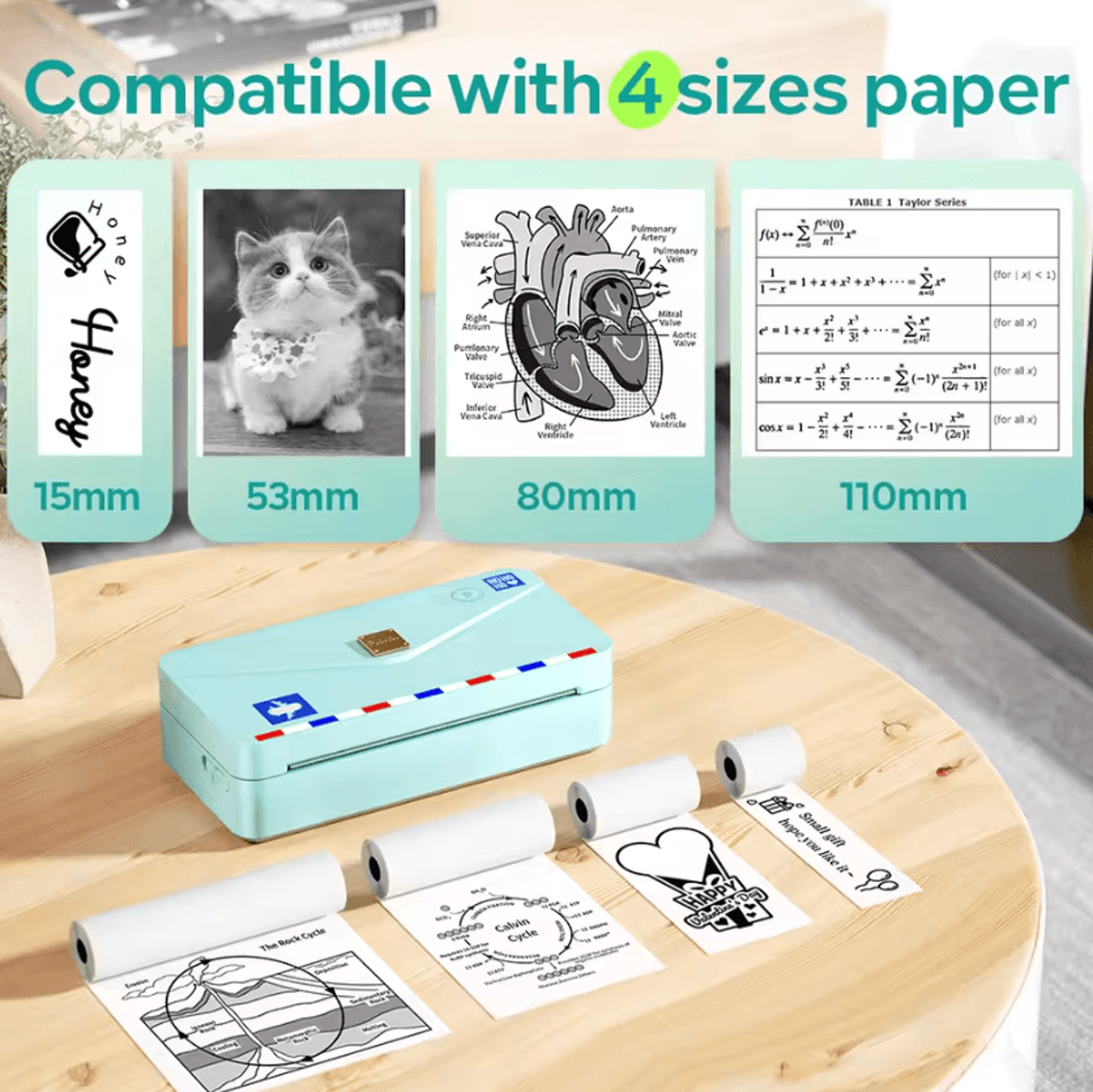 Phomemo M04AS 300DPI Mini Bluetooth Thermal Photo Printer Portable Wireless Label Maker For 110mm P 1
